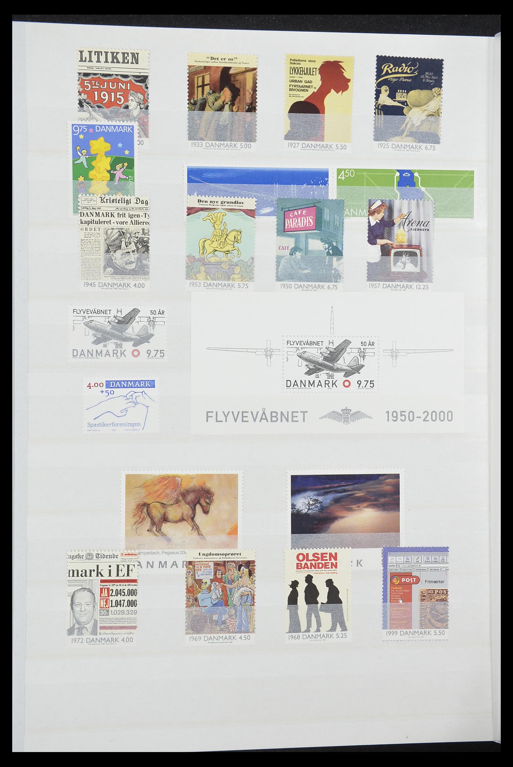 33832 045 - Postzegelverzameling 33832 Denemarken 1920-2015.