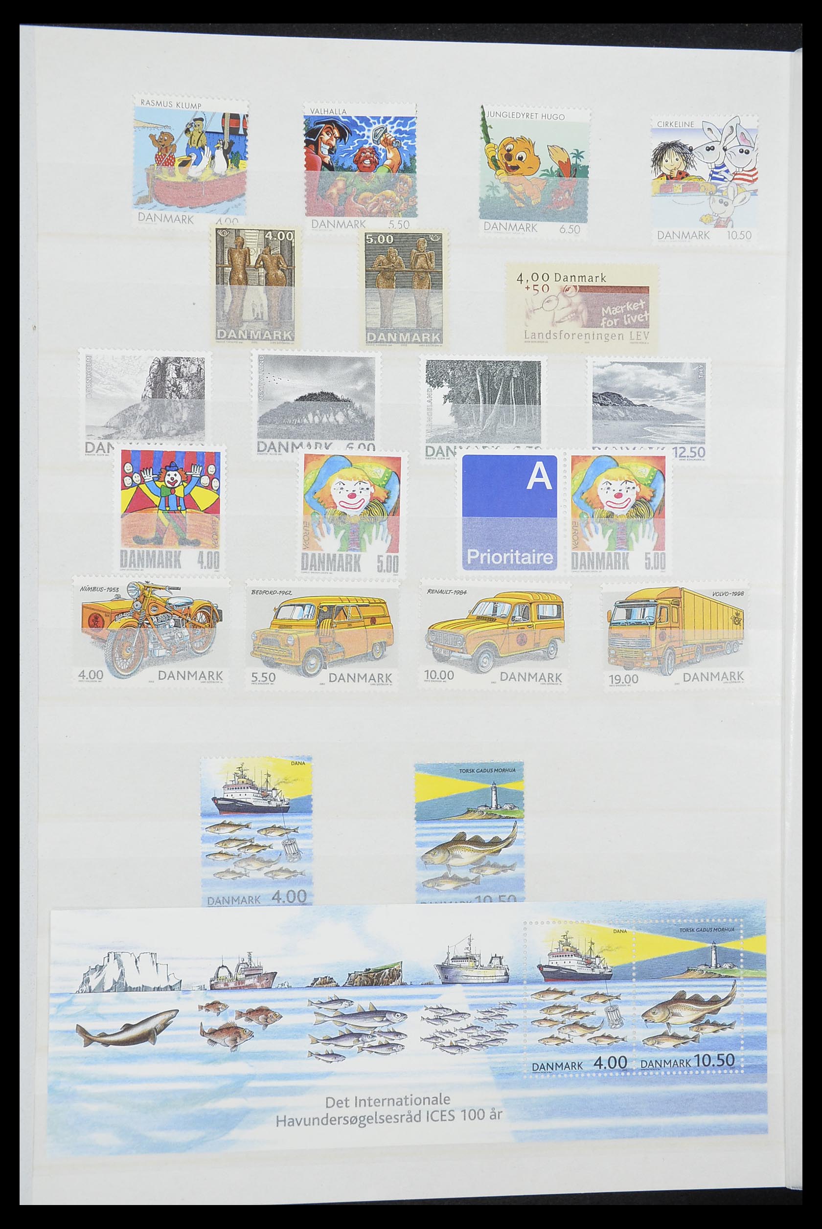 33832 048 - Postzegelverzameling 33832 Denemarken 1920-2015.