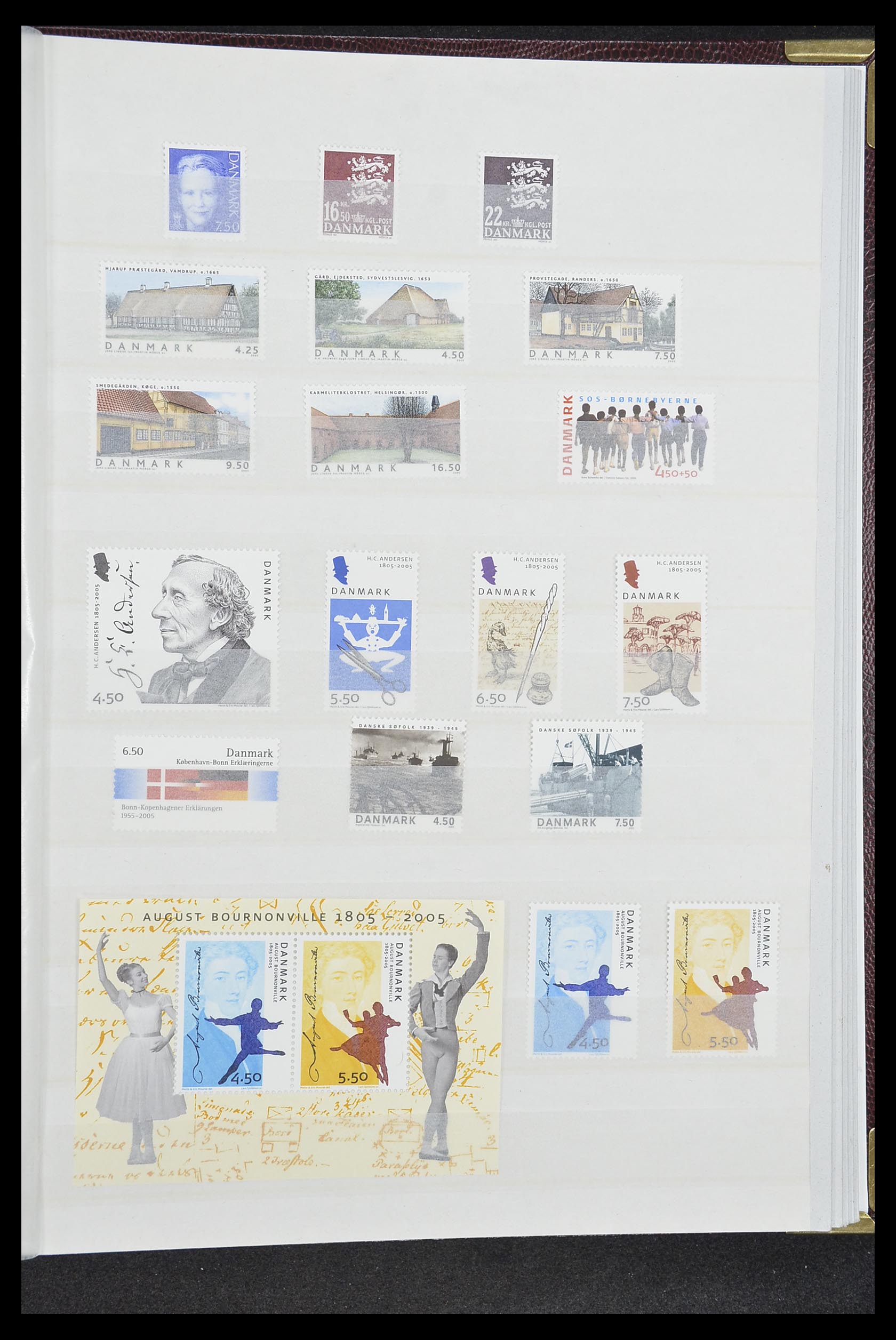 33832 053 - Postzegelverzameling 33832 Denemarken 1920-2015.