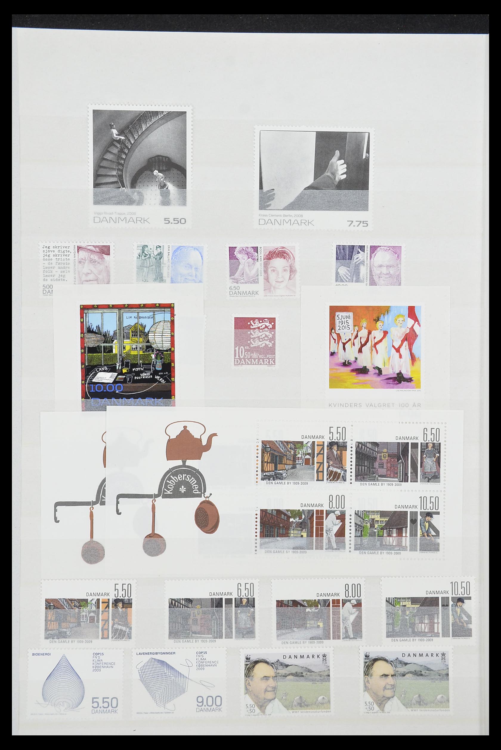 33832 060 - Postzegelverzameling 33832 Denemarken 1920-2015.