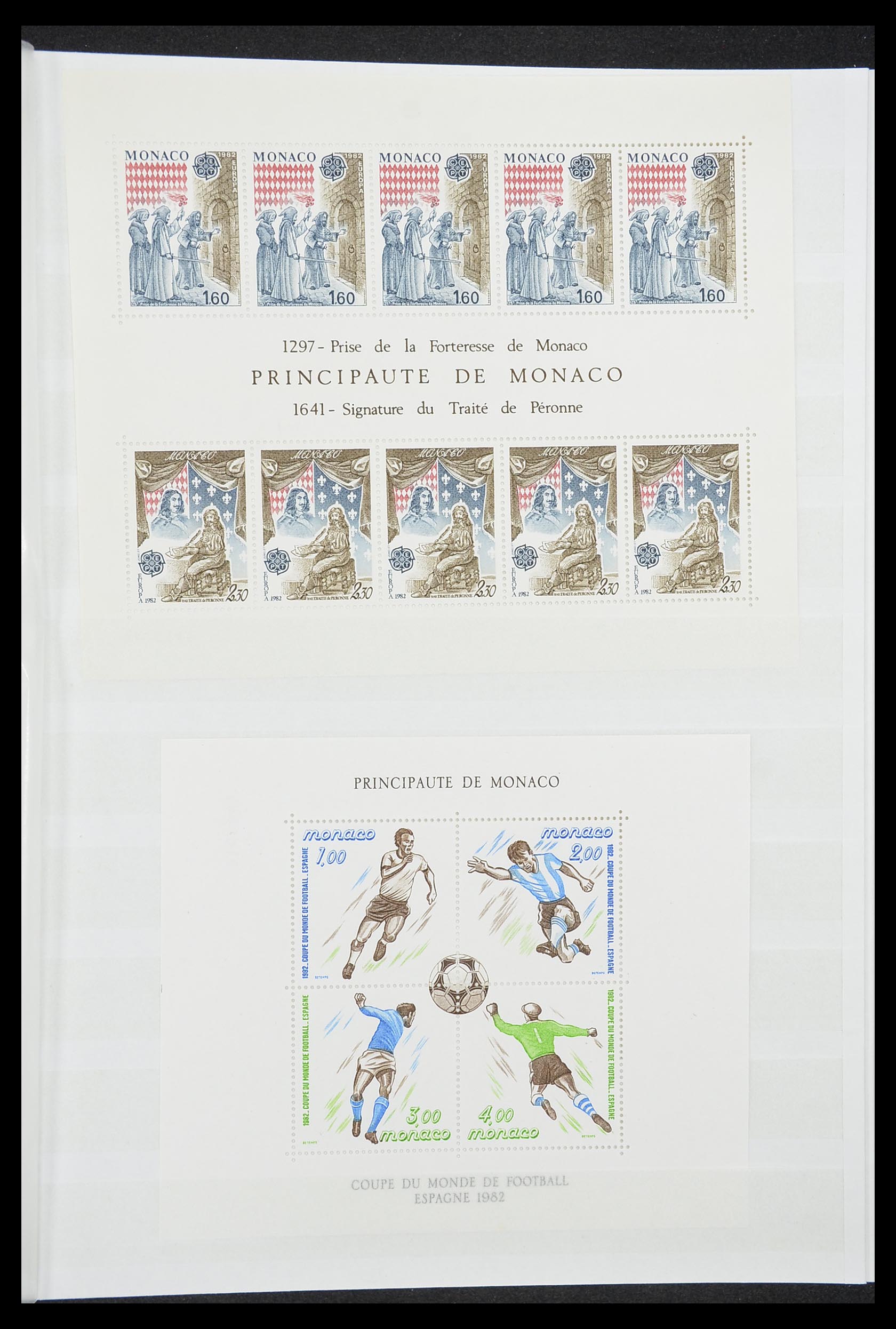 33833 003 - Stamp collection 33833 Monaco souvenir sheets 1979-2015.