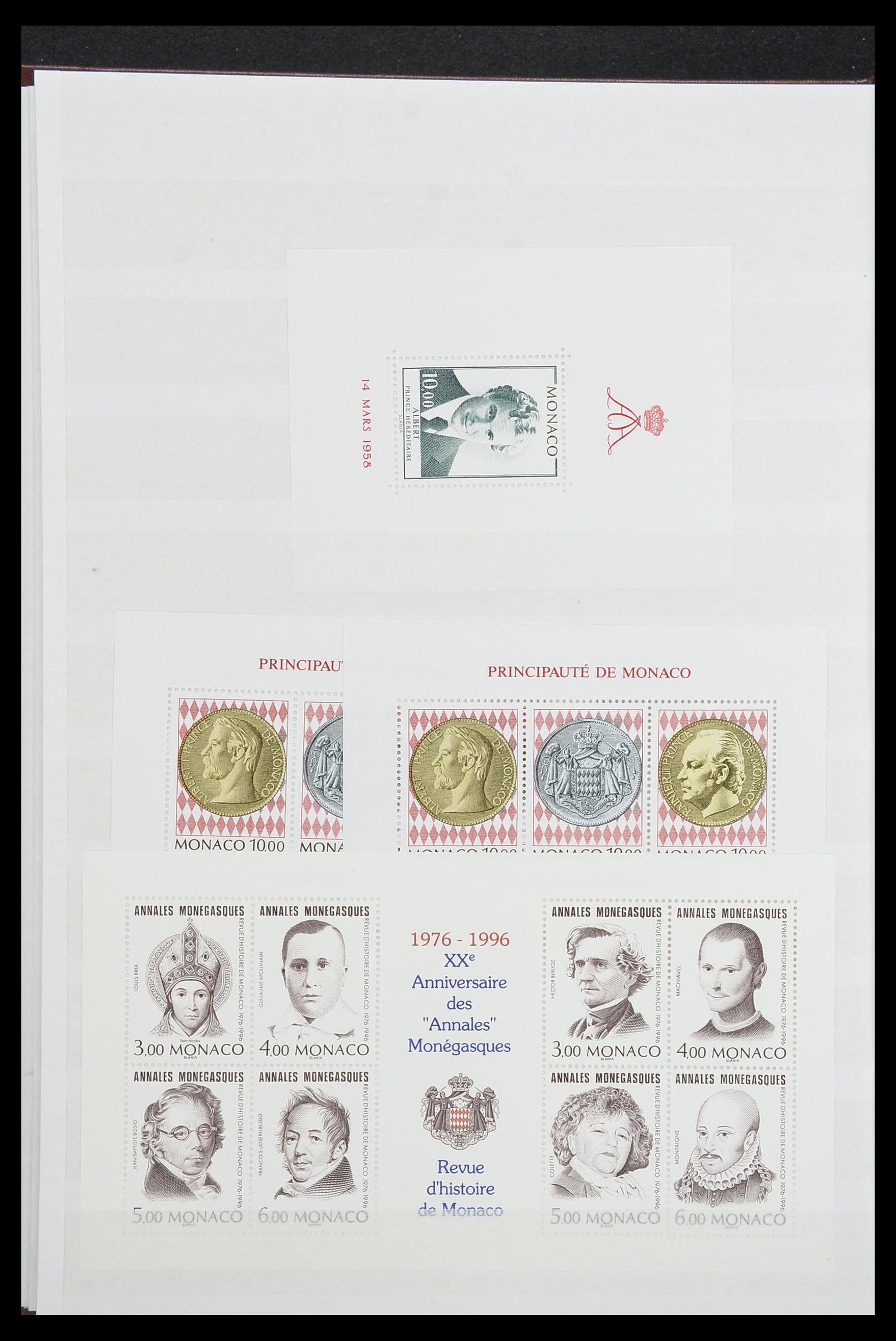 33833 008 - Stamp collection 33833 Monaco souvenir sheets 1979-2015.