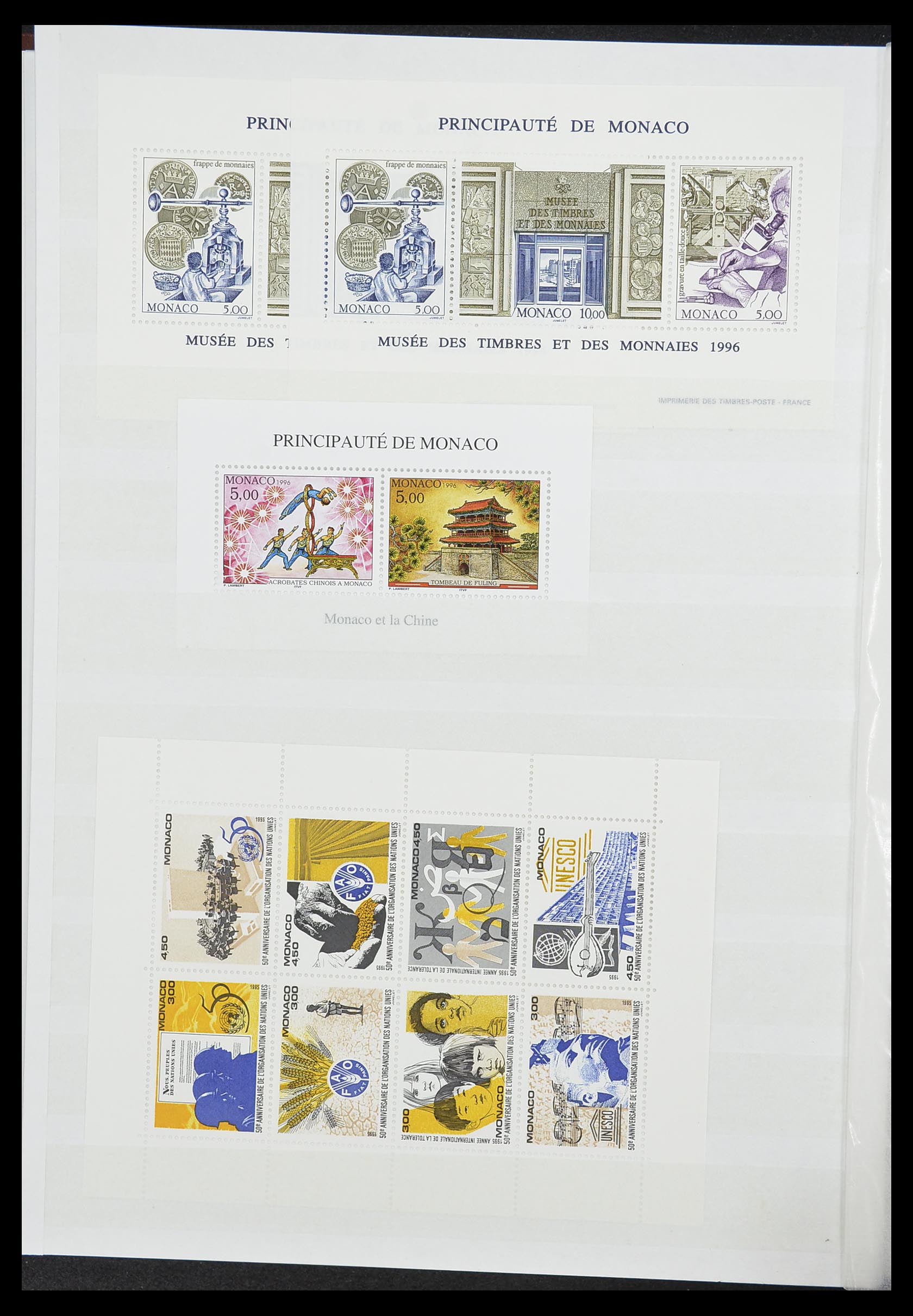 33833 016 - Stamp collection 33833 Monaco souvenir sheets 1979-2015.