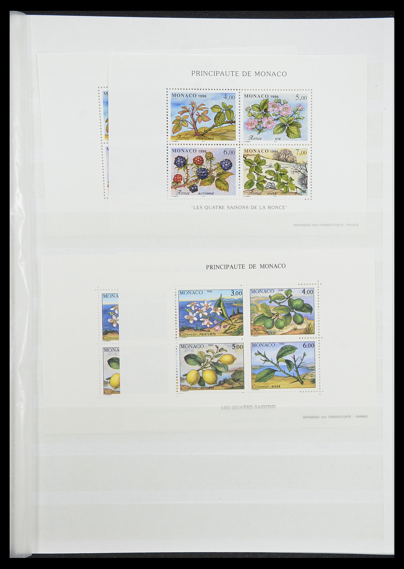 33833 025 - Stamp collection 33833 Monaco souvenir sheets 1979-2015.