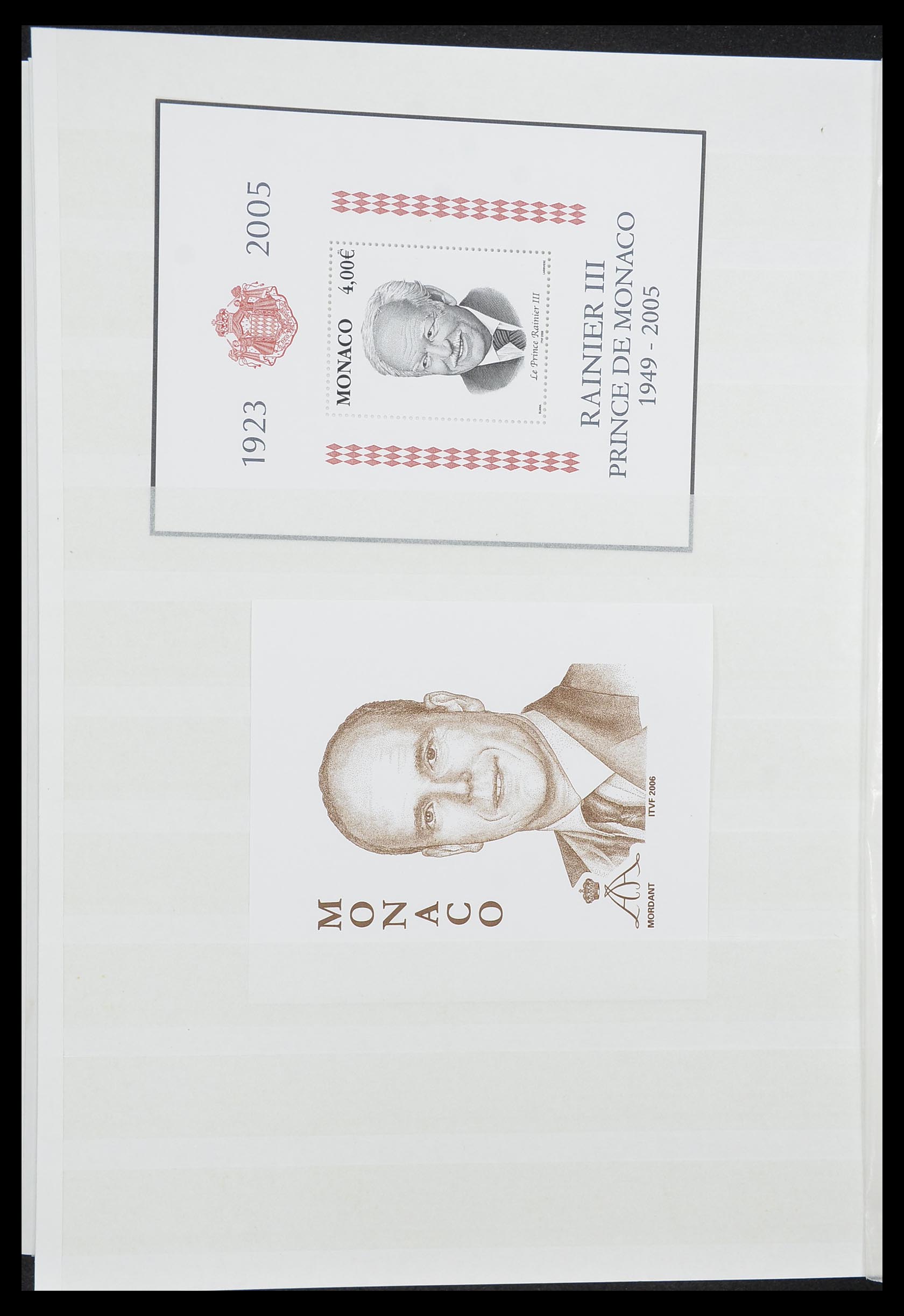 33833 038 - Postzegelverzameling 33833 Monaco blokken 1979-2015.