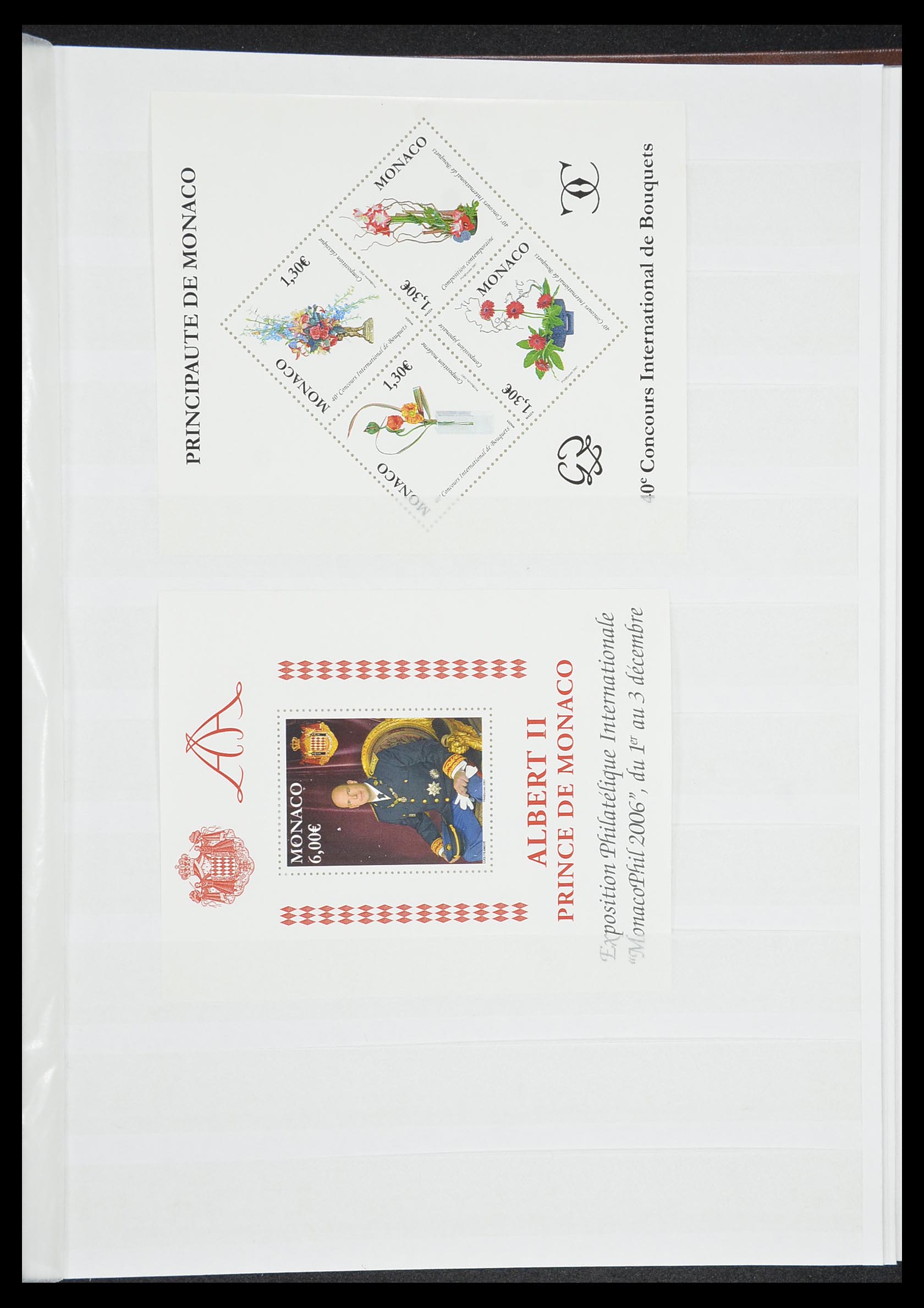 33833 039 - Stamp collection 33833 Monaco souvenir sheets 1979-2015.