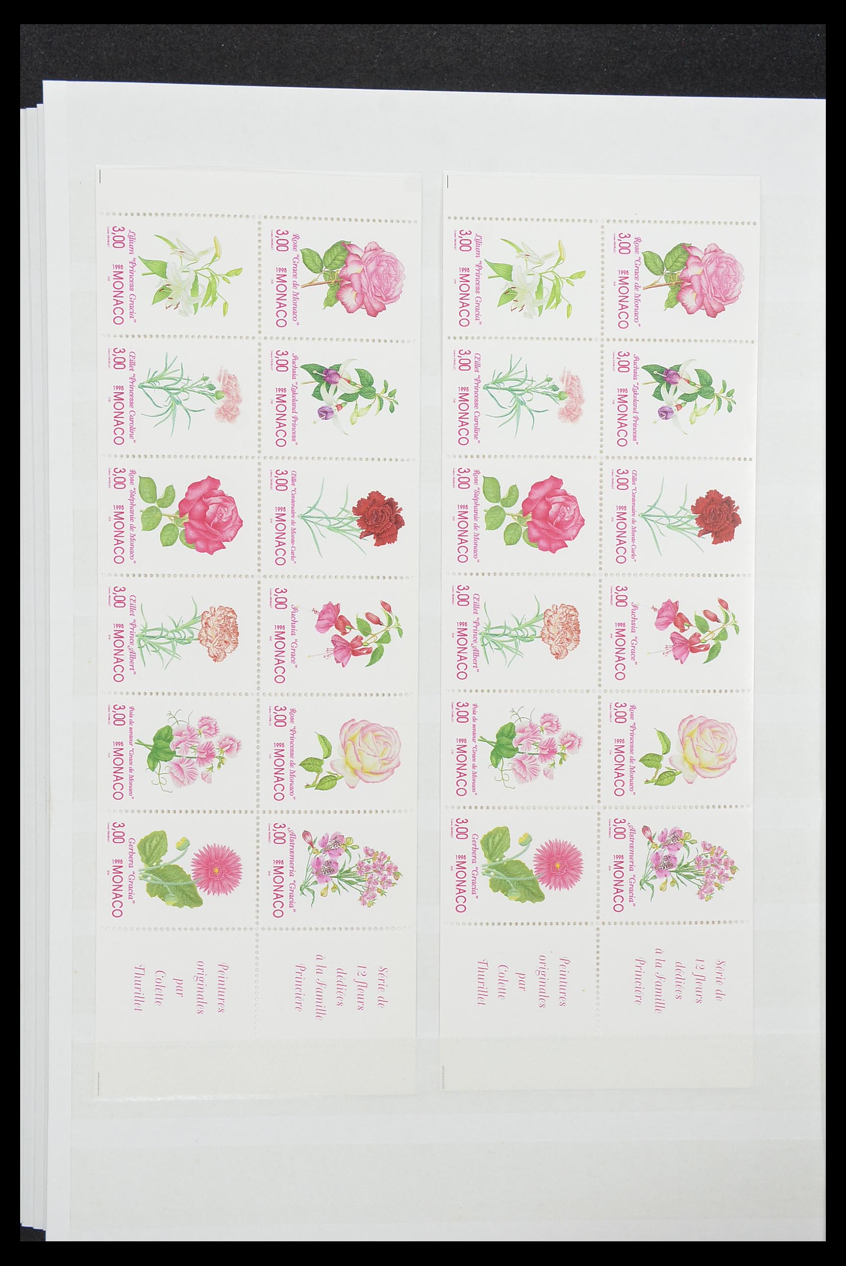33833 043 - Stamp collection 33833 Monaco souvenir sheets 1979-2015.