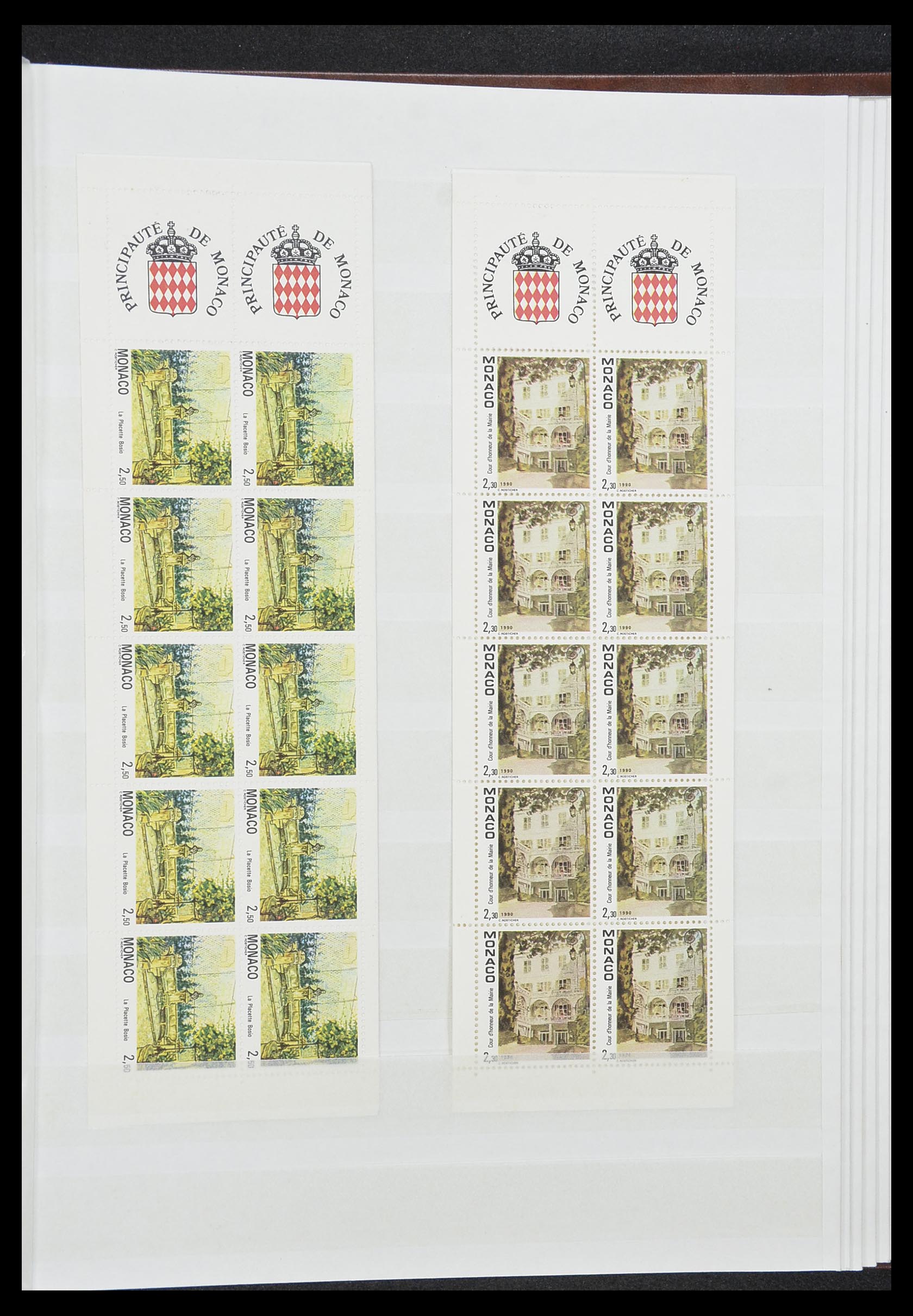33833 045 - Postzegelverzameling 33833 Monaco blokken 1979-2015.