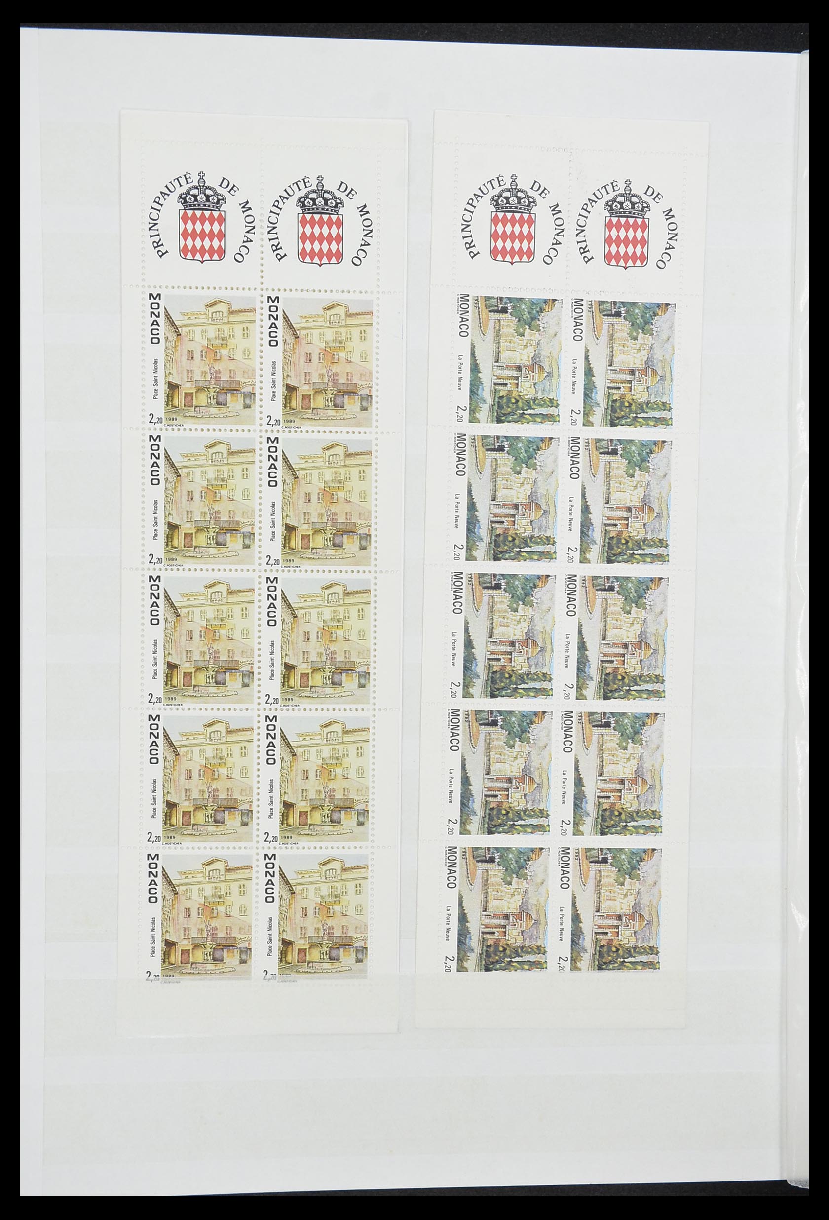 33833 046 - Postzegelverzameling 33833 Monaco blokken 1979-2015.