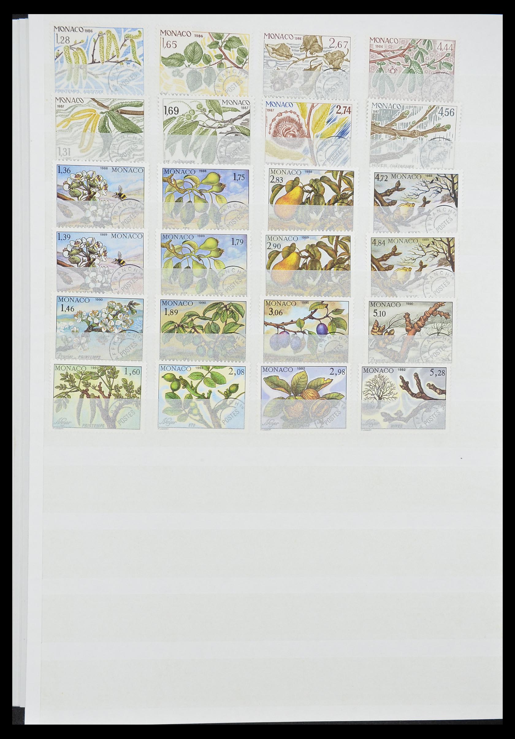 33833 048 - Postzegelverzameling 33833 Monaco blokken 1979-2015.