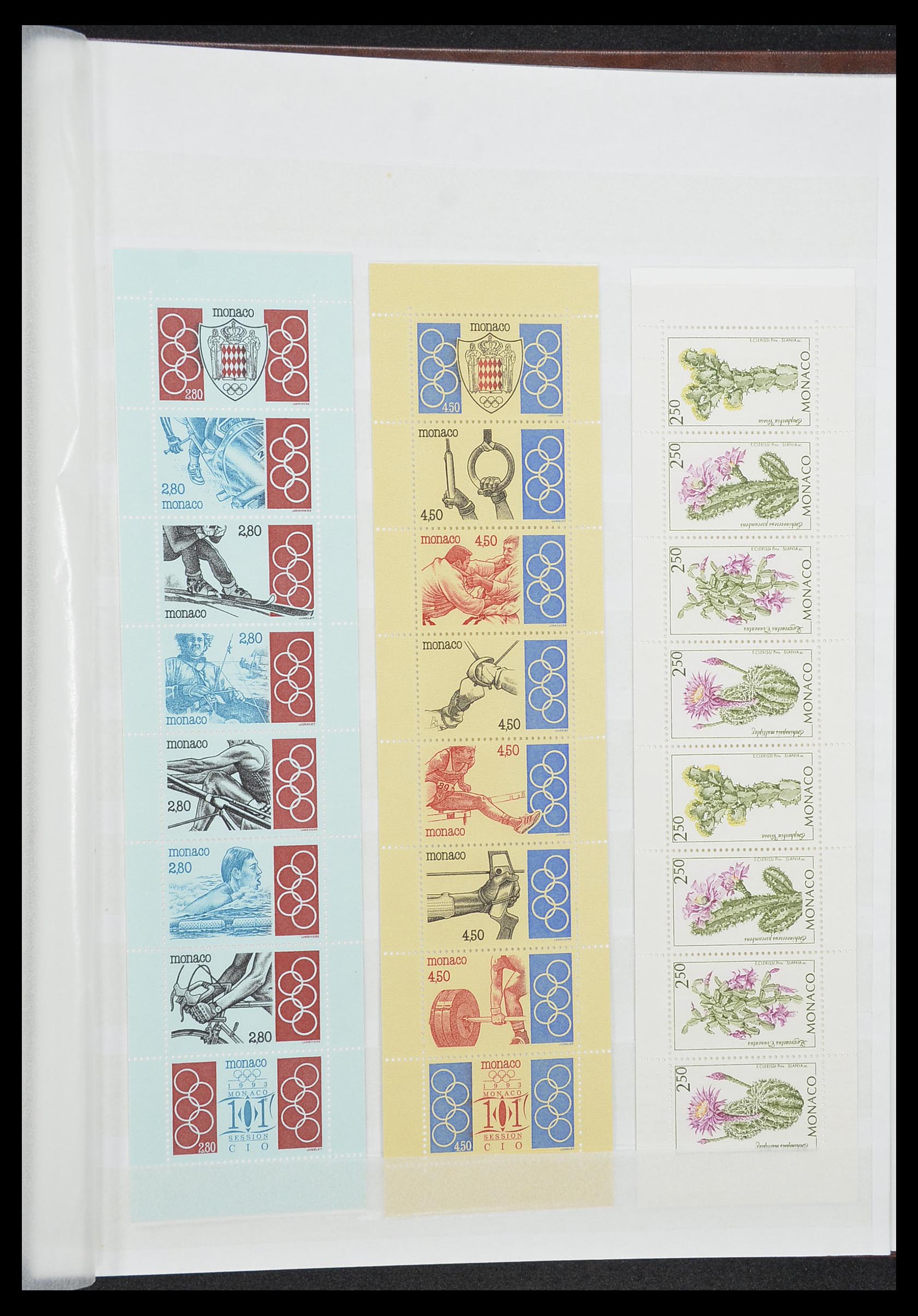 33833 050 - Postzegelverzameling 33833 Monaco blokken 1979-2015.
