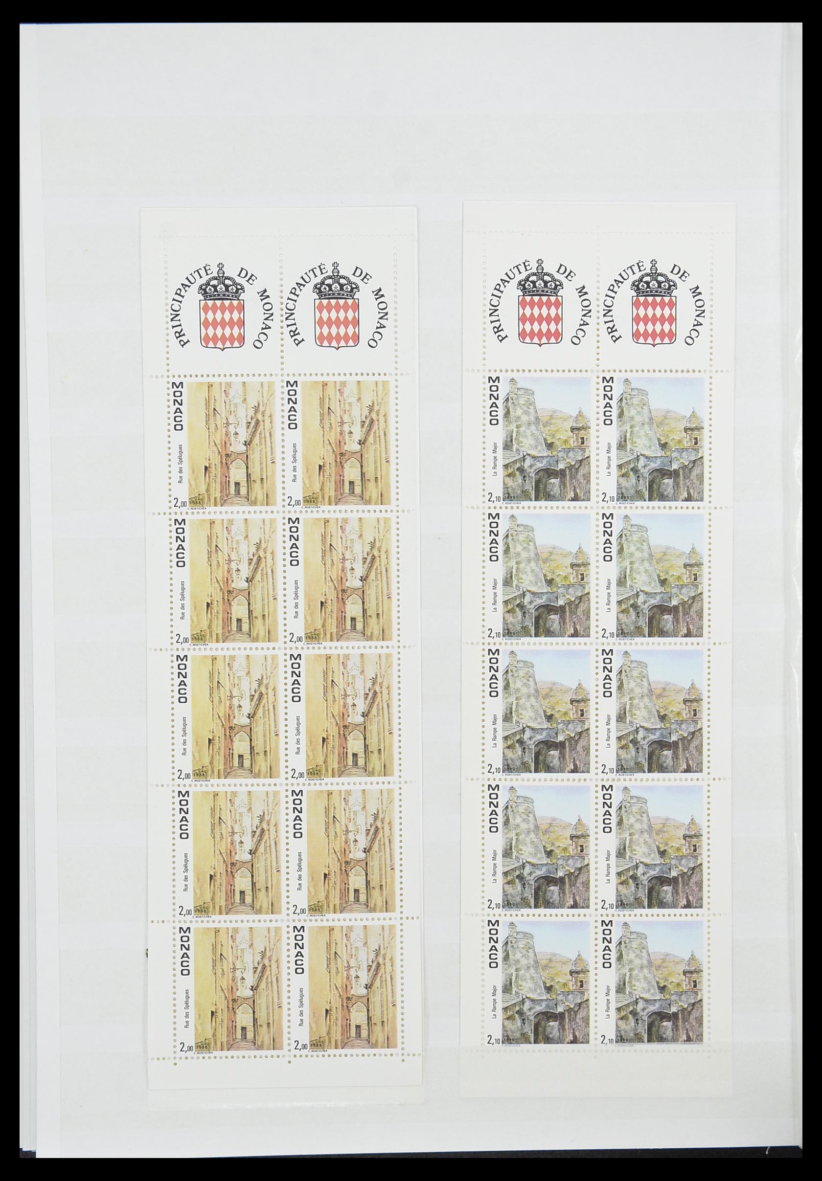 33833 051 - Postzegelverzameling 33833 Monaco blokken 1979-2015.