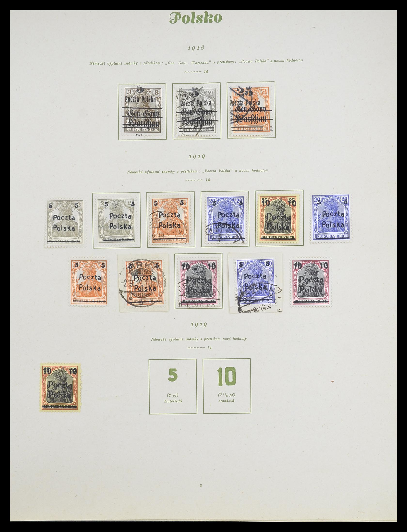 33835 002 - Postzegelverzameling 33835 Polen 1918-1939.