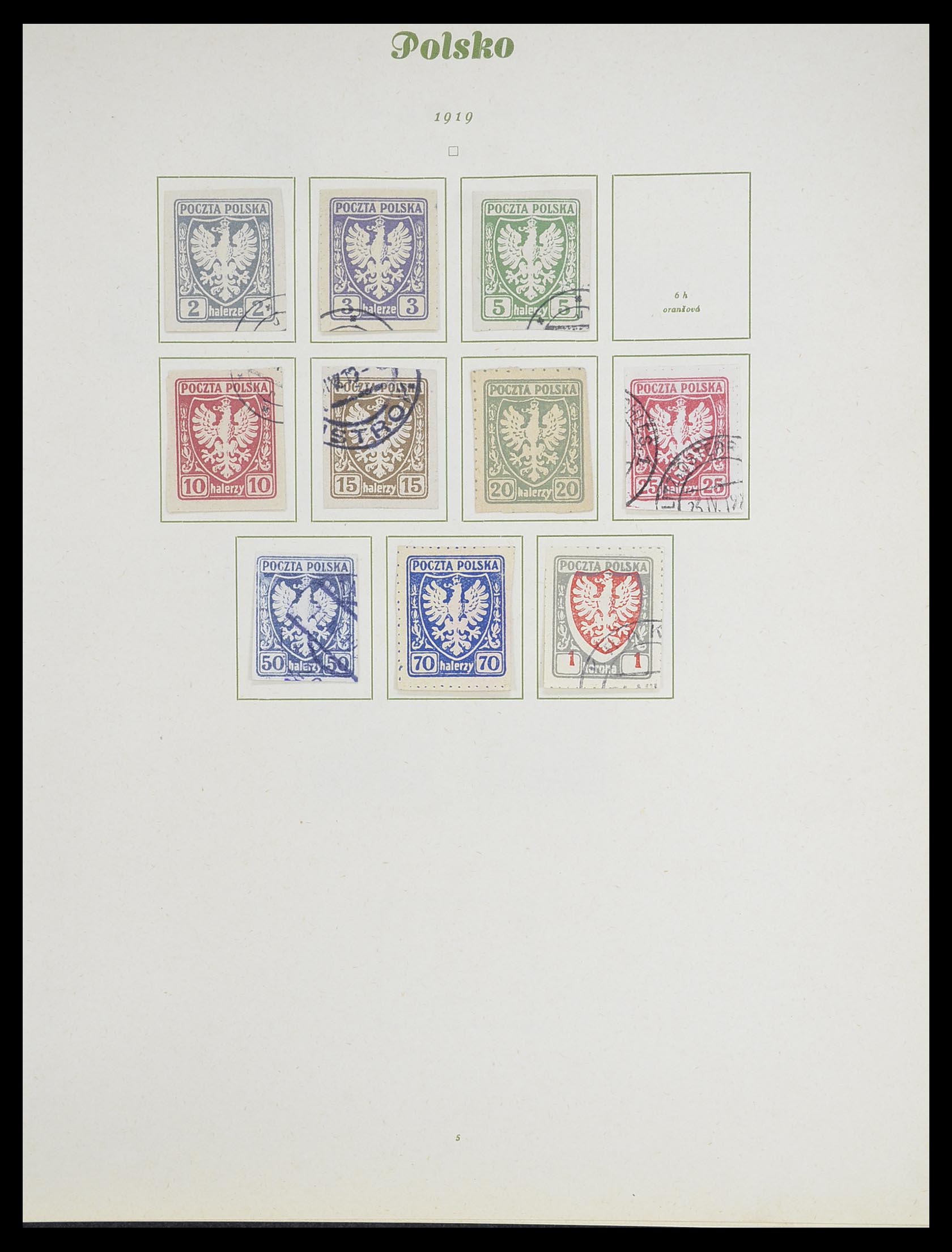 33835 004 - Stamp collection 33835 Poland 1918-1939.