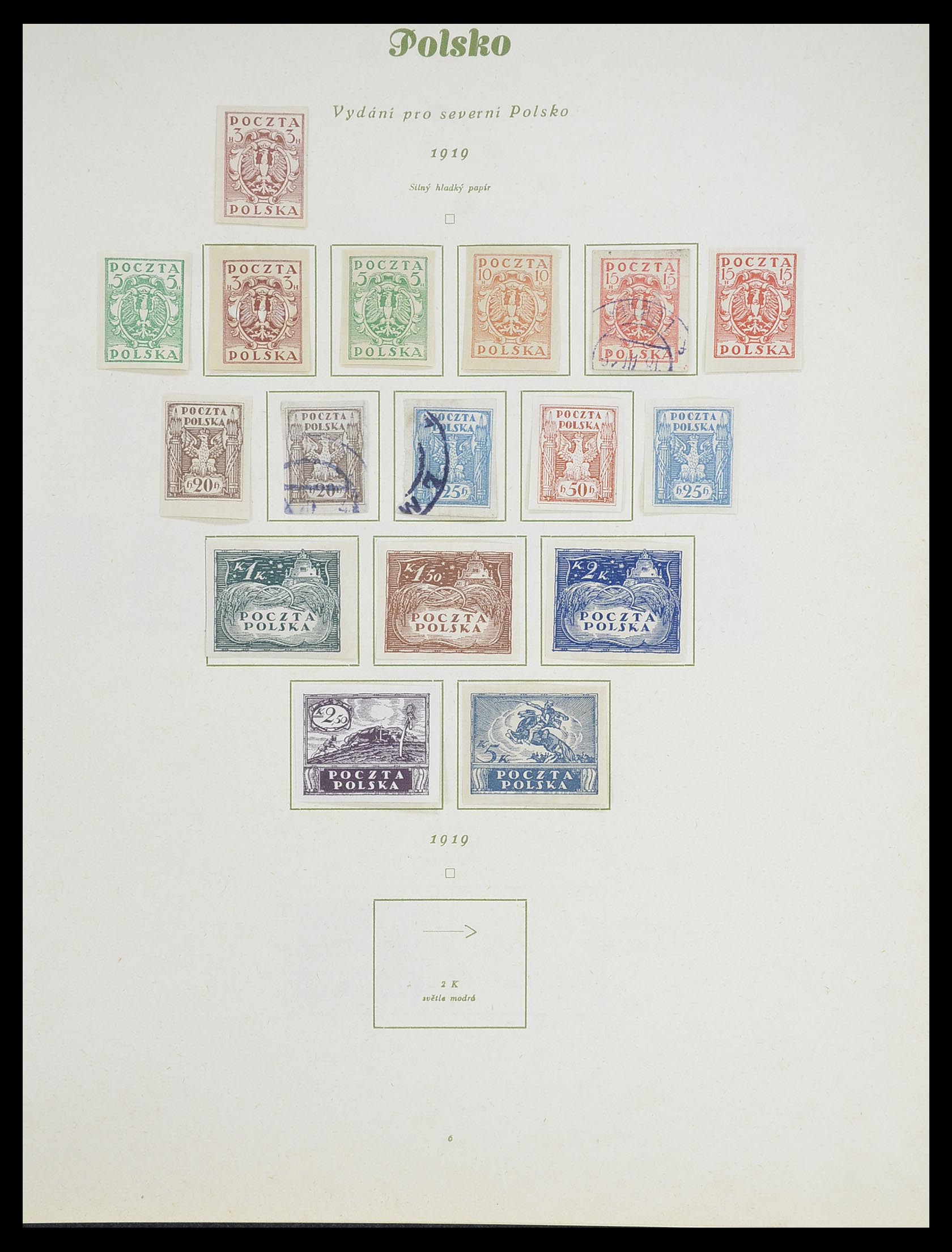 33835 005 - Stamp collection 33835 Poland 1918-1939.