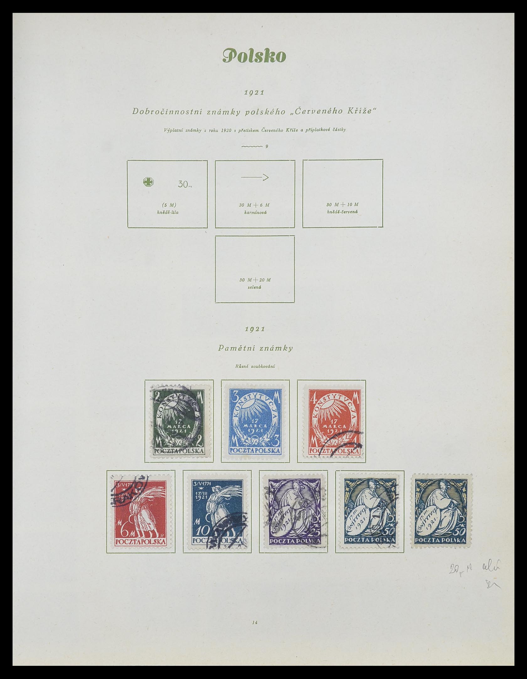 33835 013 - Postzegelverzameling 33835 Polen 1918-1939.