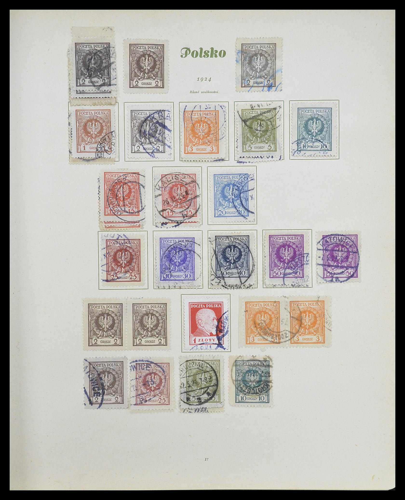 33835 017 - Stamp collection 33835 Poland 1918-1939.