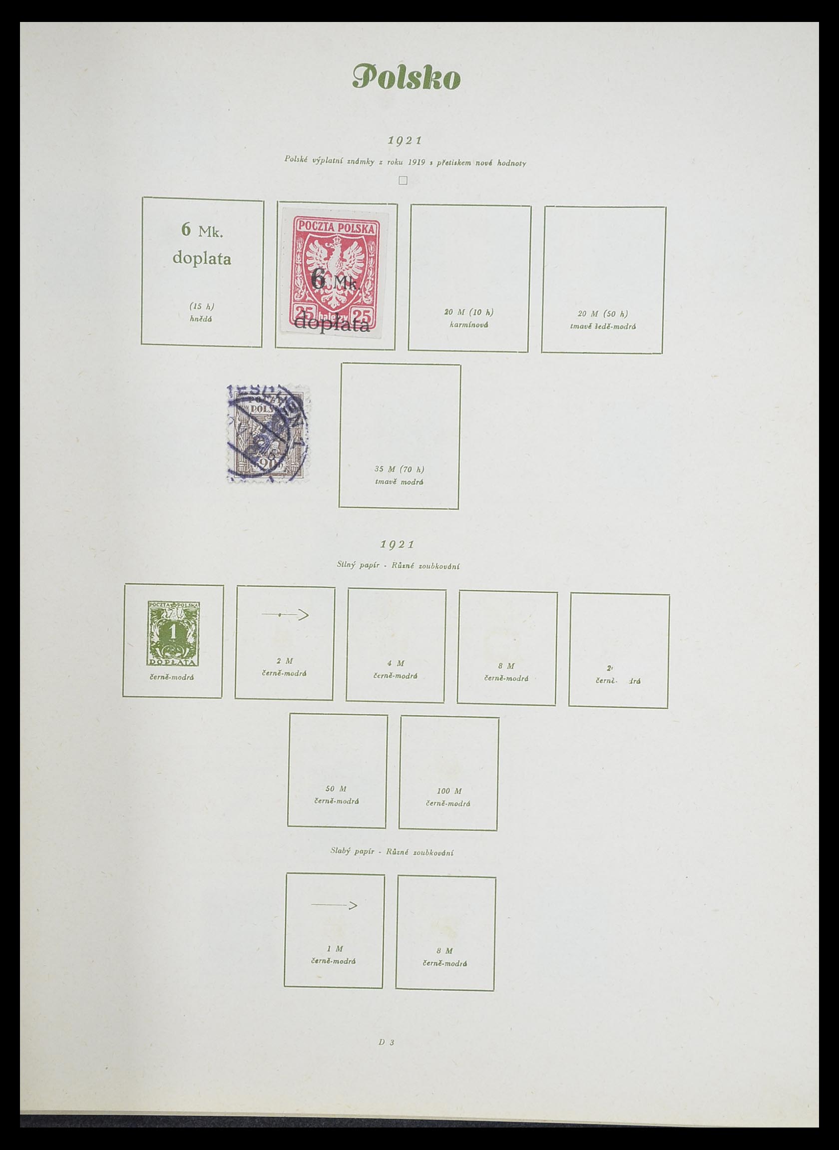 33835 033 - Postzegelverzameling 33835 Polen 1918-1939.