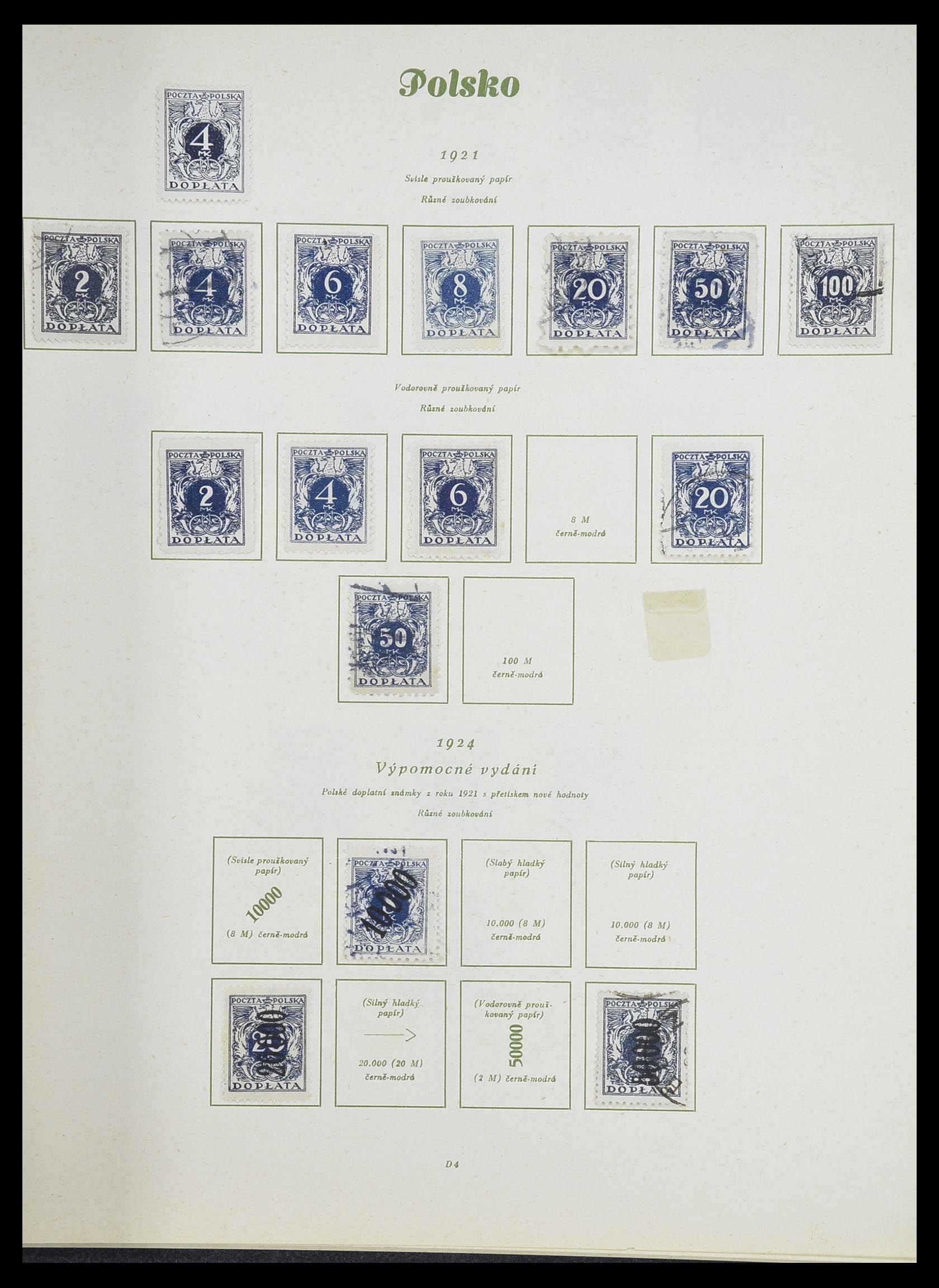 33835 034 - Stamp collection 33835 Poland 1918-1939.