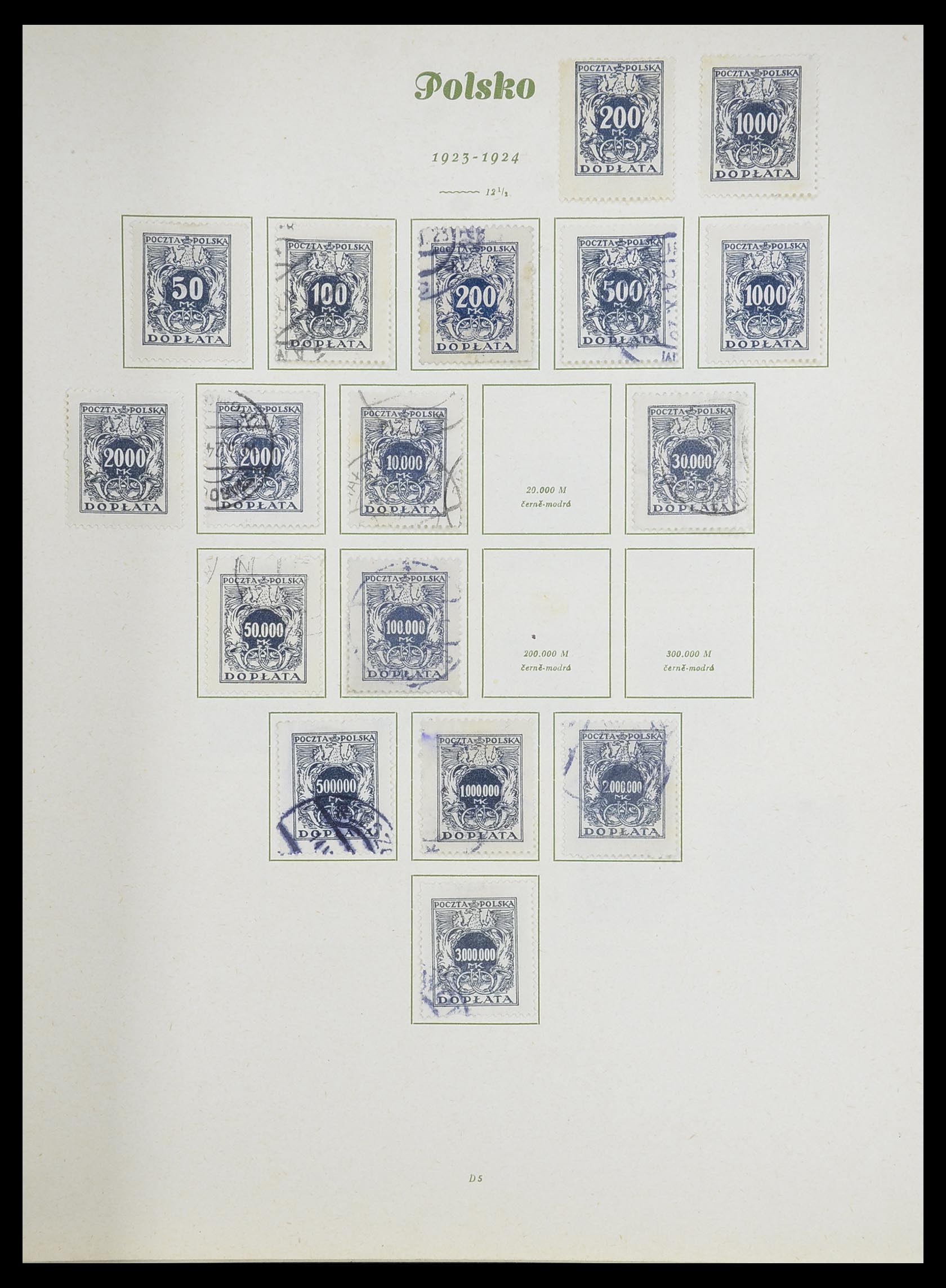 33835 035 - Postzegelverzameling 33835 Polen 1918-1939.