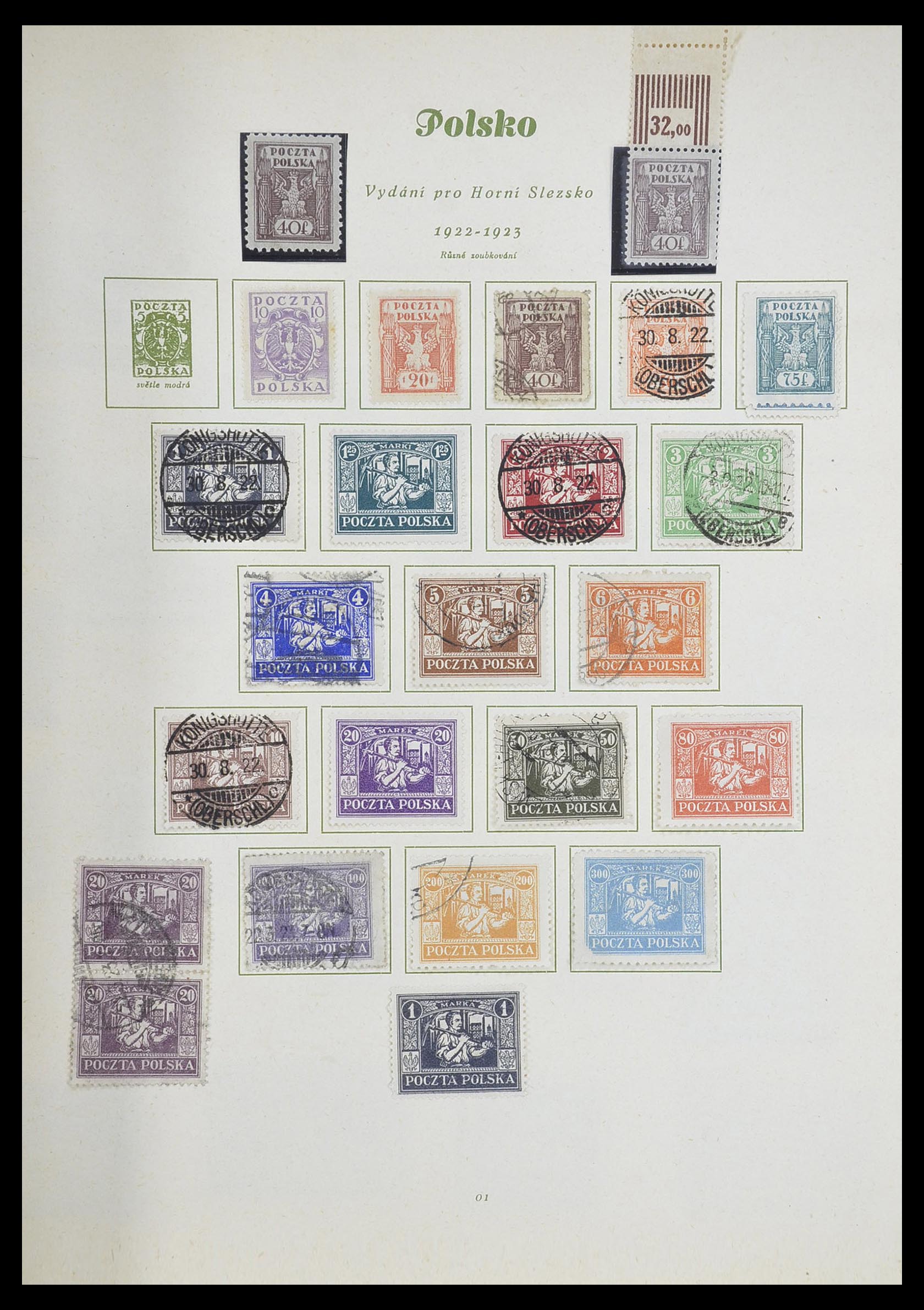 33835 039 - Stamp collection 33835 Poland 1918-1939.
