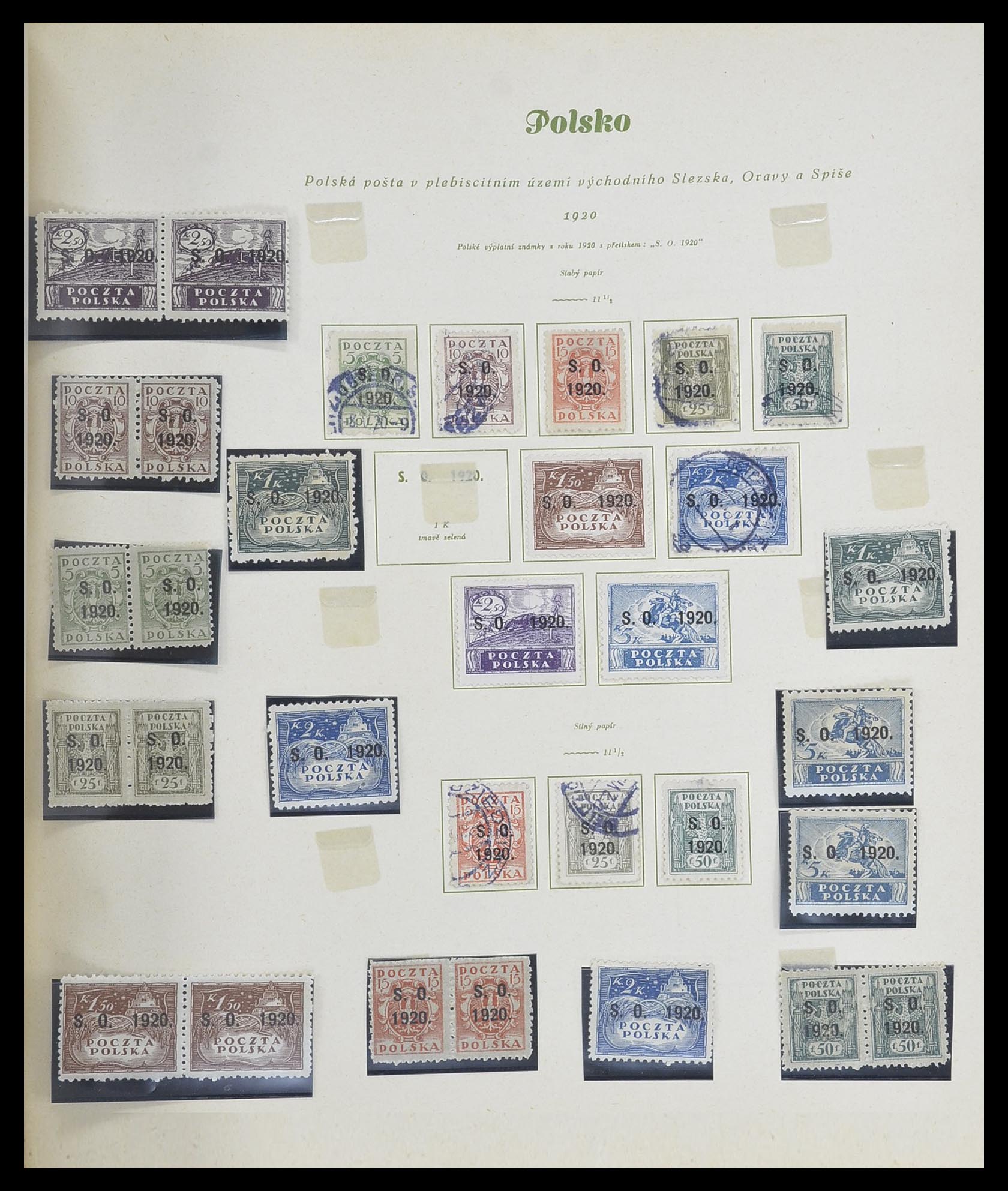 33835 040 - Stamp collection 33835 Poland 1918-1939.
