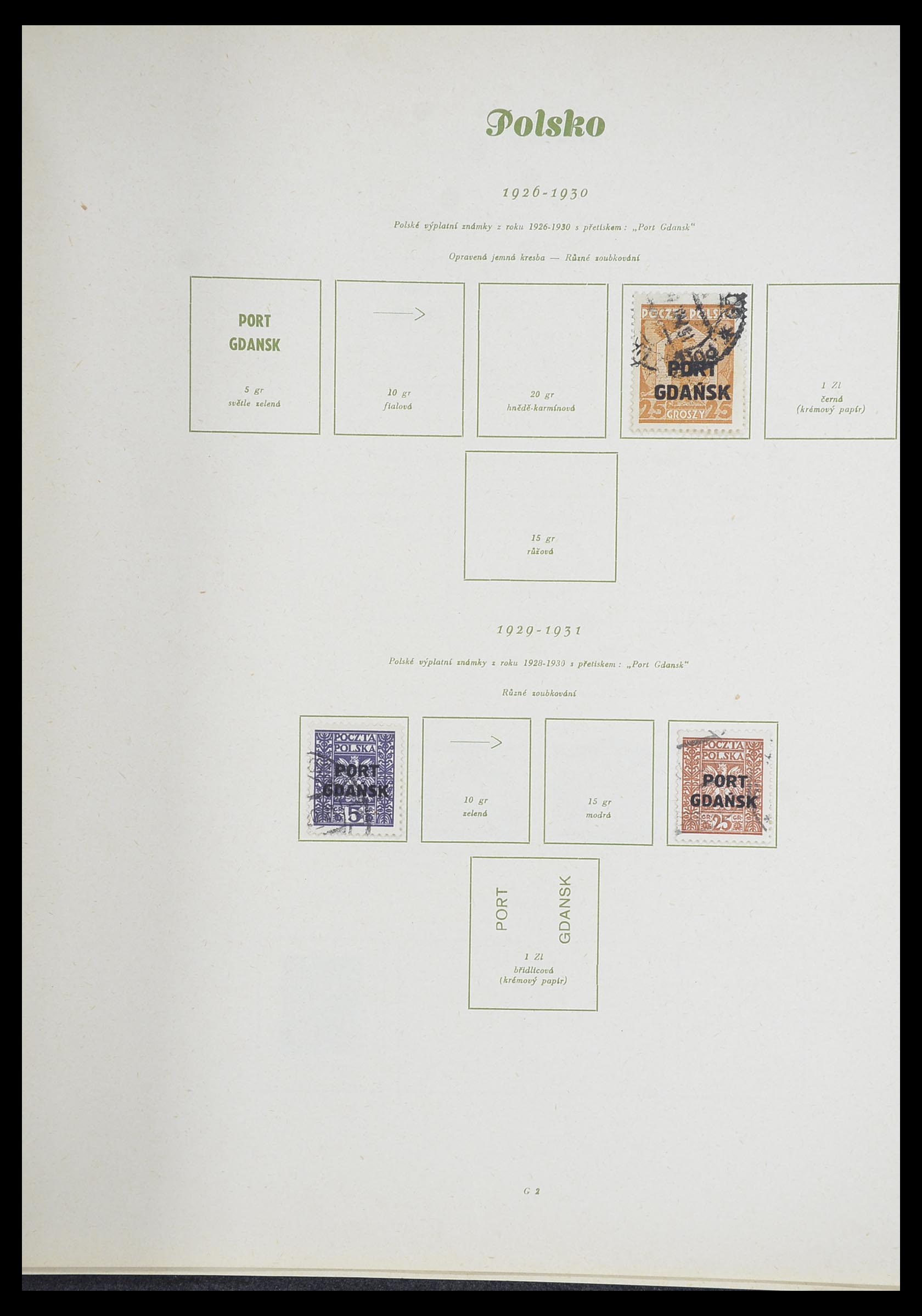 33835 041 - Stamp collection 33835 Poland 1918-1939.