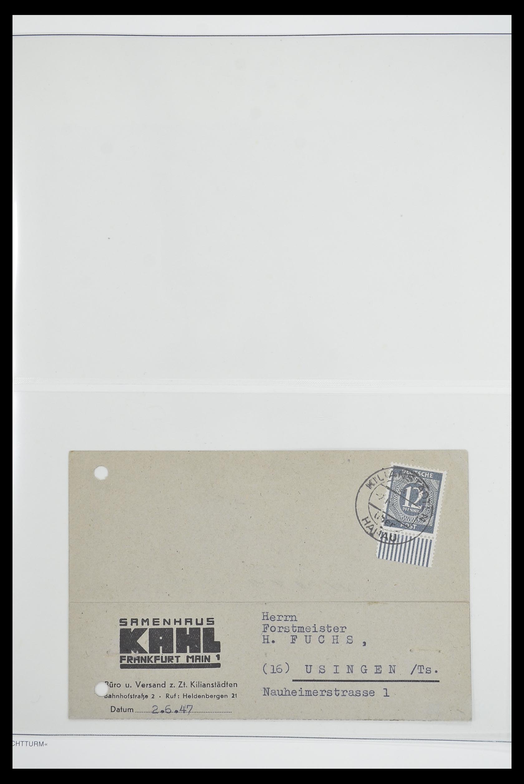 33837 011 - Postzegelverzameling 33837 Duitse Zones 1945-1948.