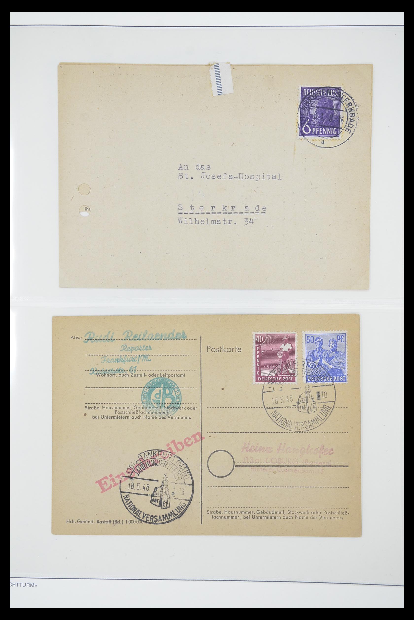33837 020 - Stamp collection 33837 German Zones 1945-1948.