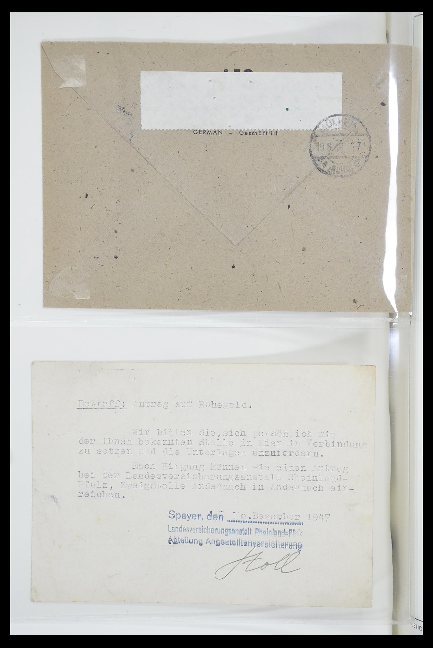 33837 026 - Stamp collection 33837 German Zones 1945-1948.