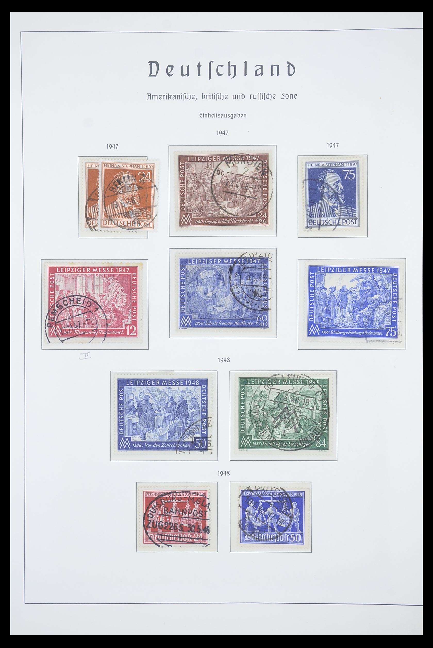33837 027 - Stamp collection 33837 German Zones 1945-1948.