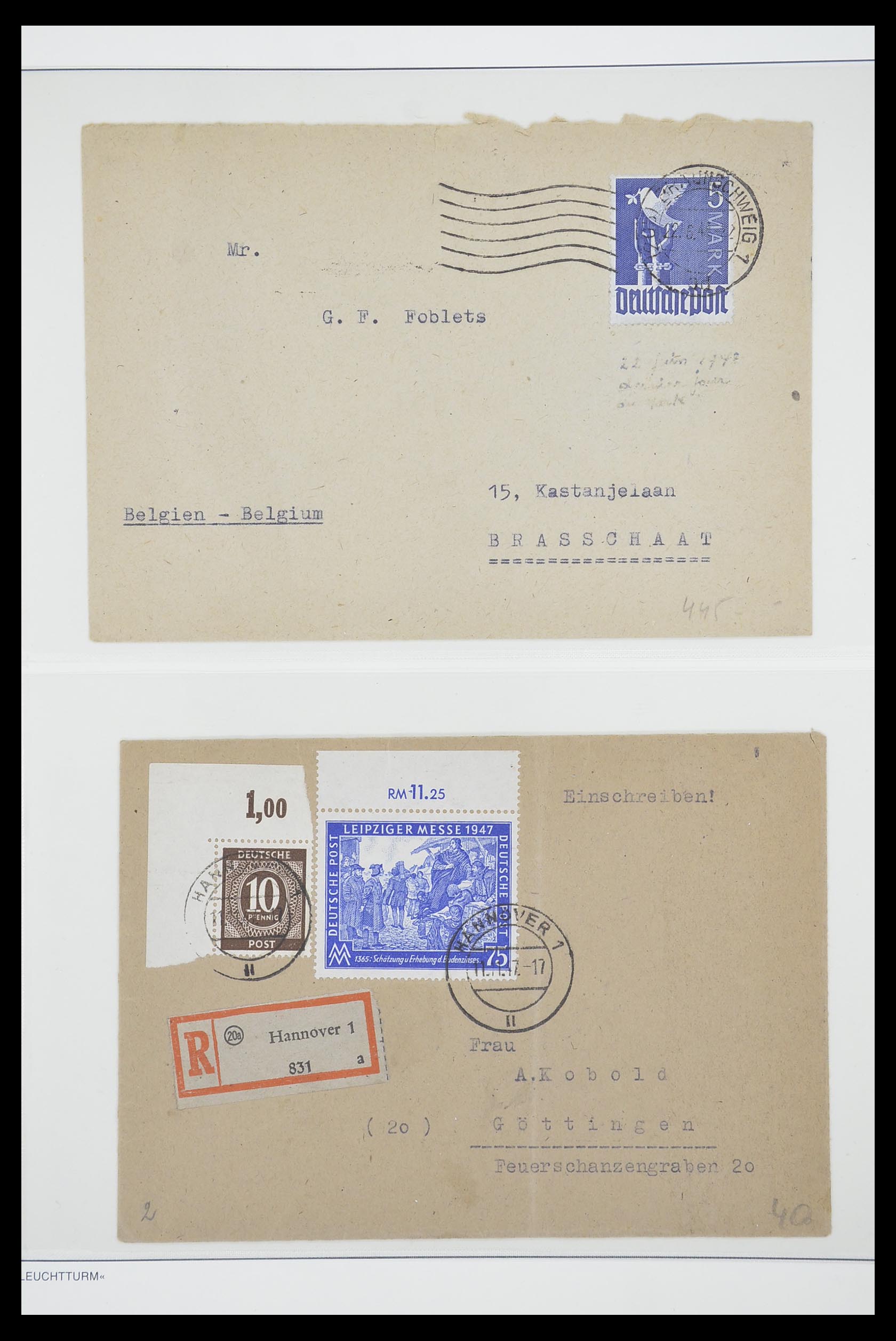 33837 031 - Postzegelverzameling 33837 Duitse Zones 1945-1948.