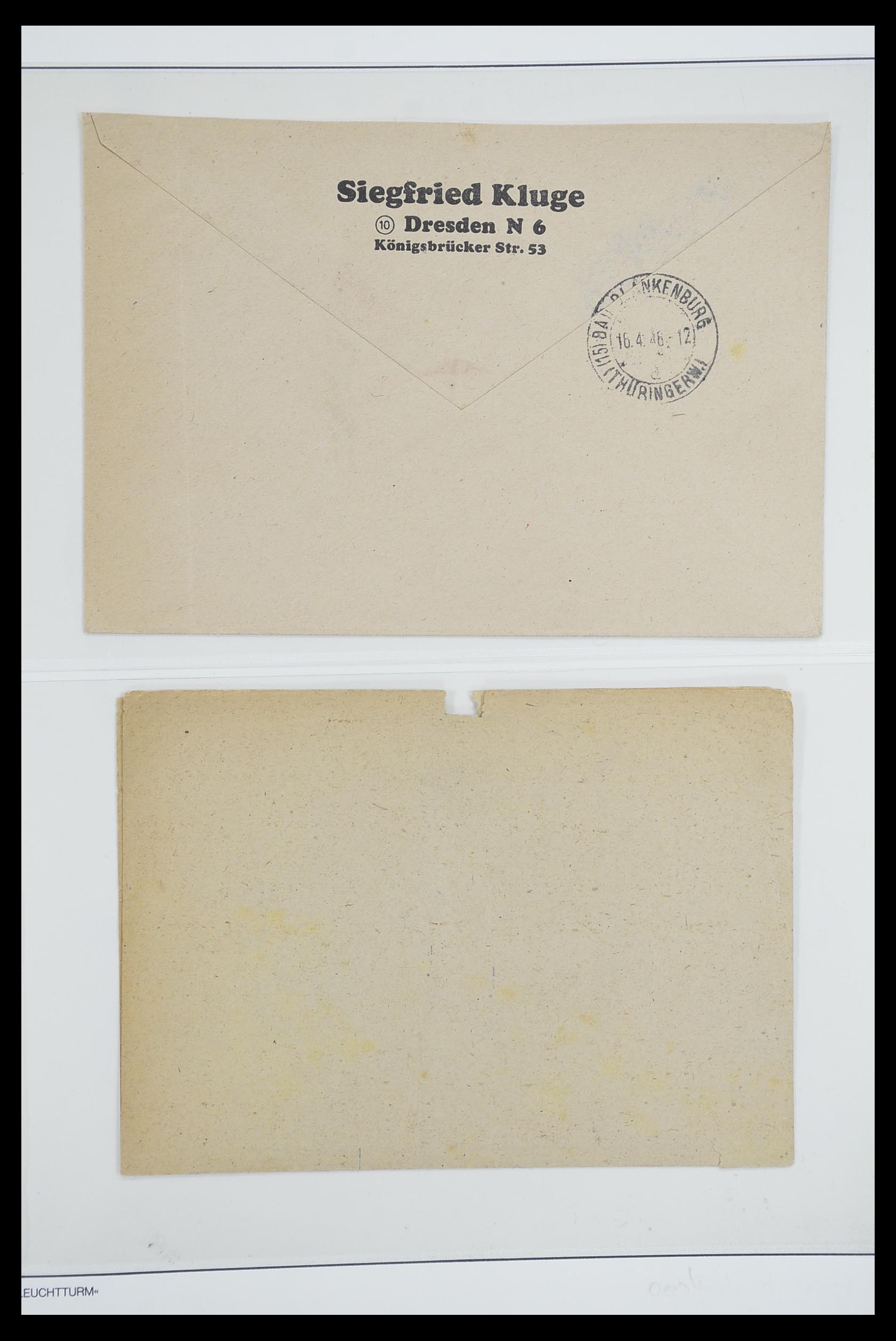 33837 036 - Postzegelverzameling 33837 Duitse Zones 1945-1948.