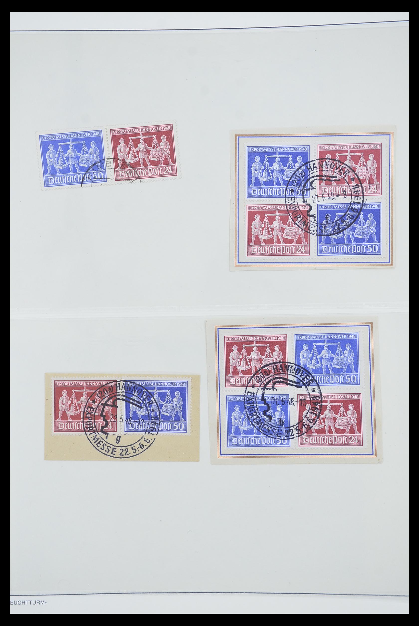 33837 037 - Postzegelverzameling 33837 Duitse Zones 1945-1948.