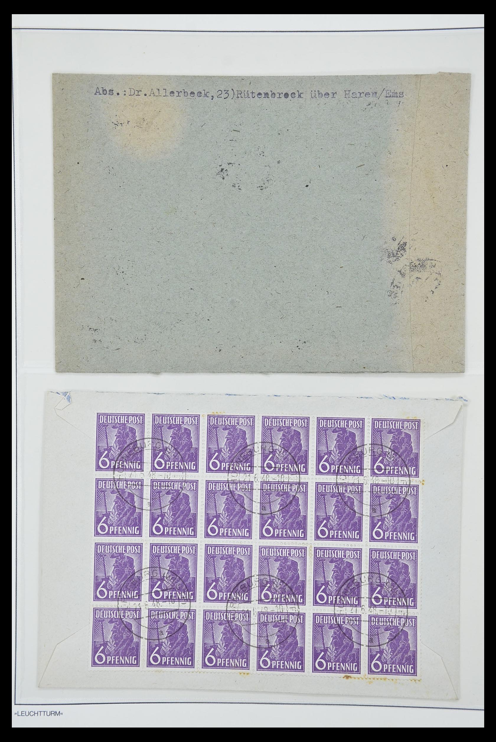 33837 041 - Postzegelverzameling 33837 Duitse Zones 1945-1948.