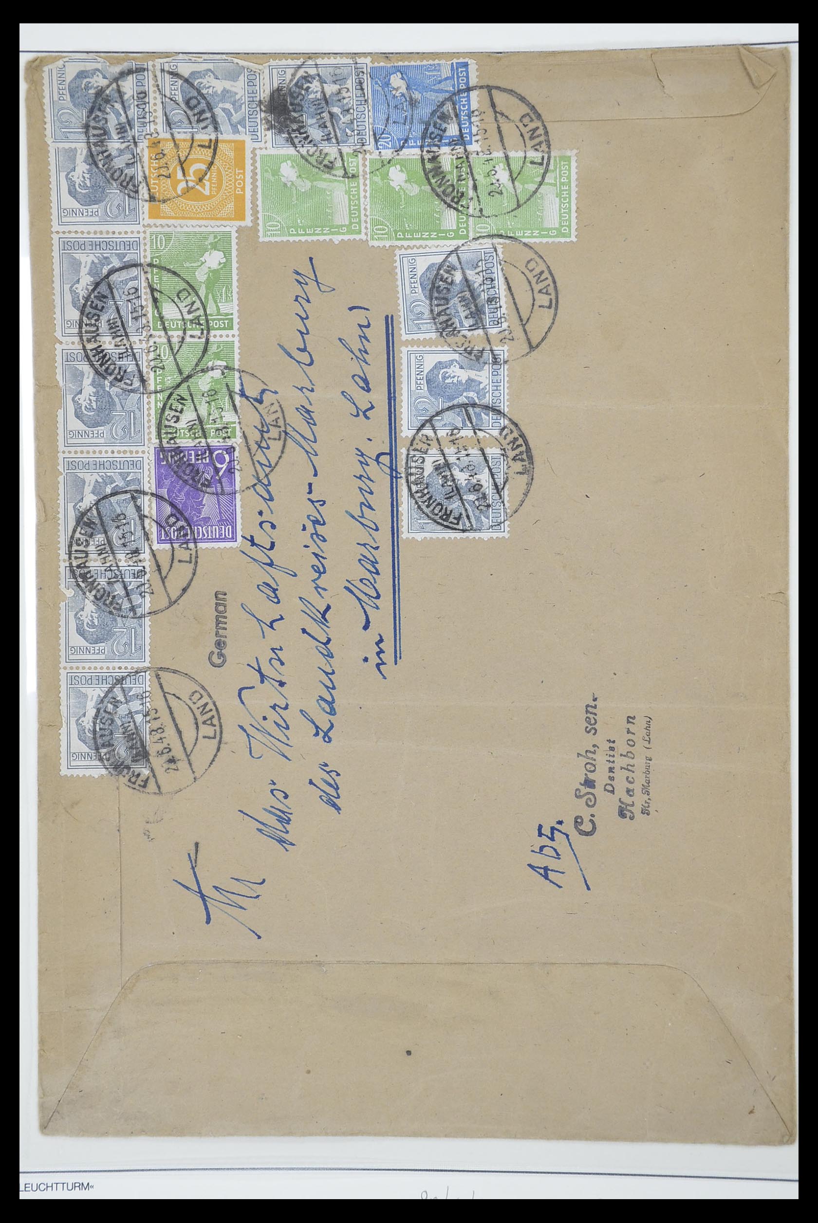 33837 043 - Stamp collection 33837 German Zones 1945-1948.