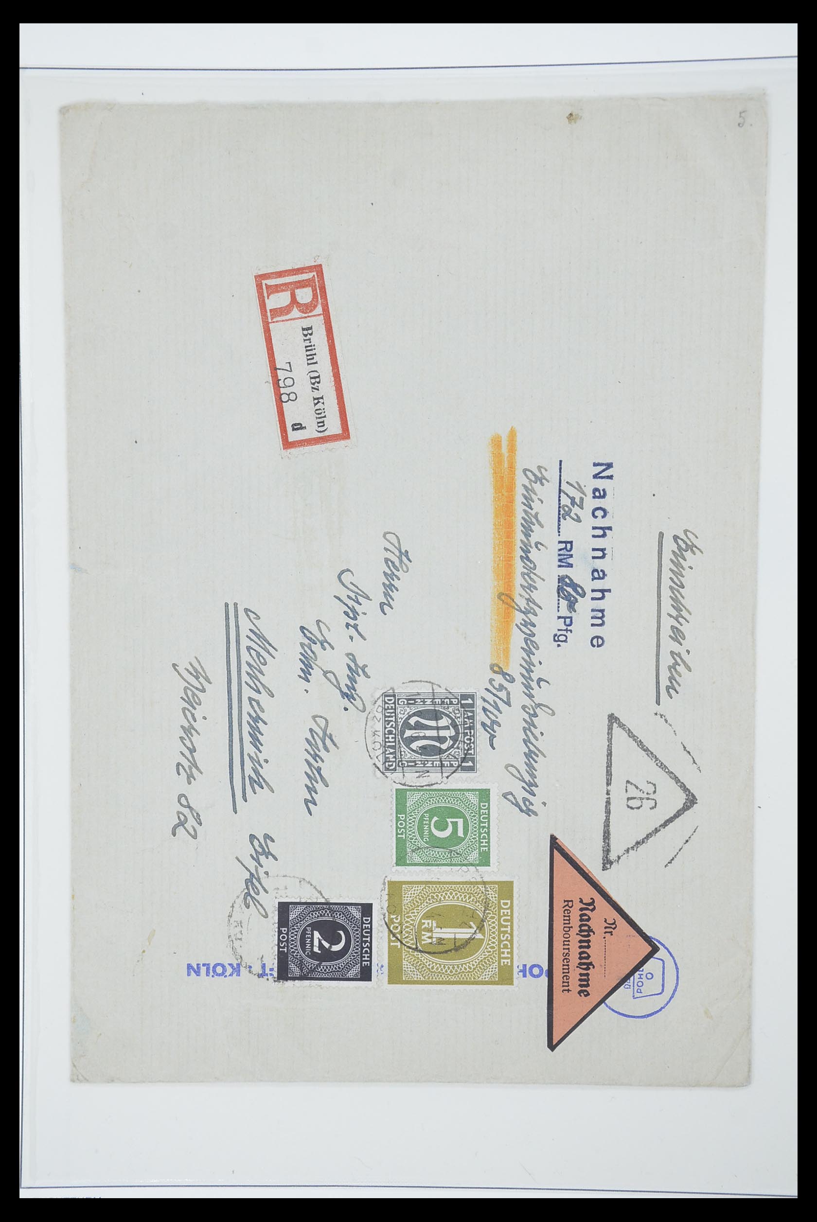 33837 046 - Postzegelverzameling 33837 Duitse Zones 1945-1948.