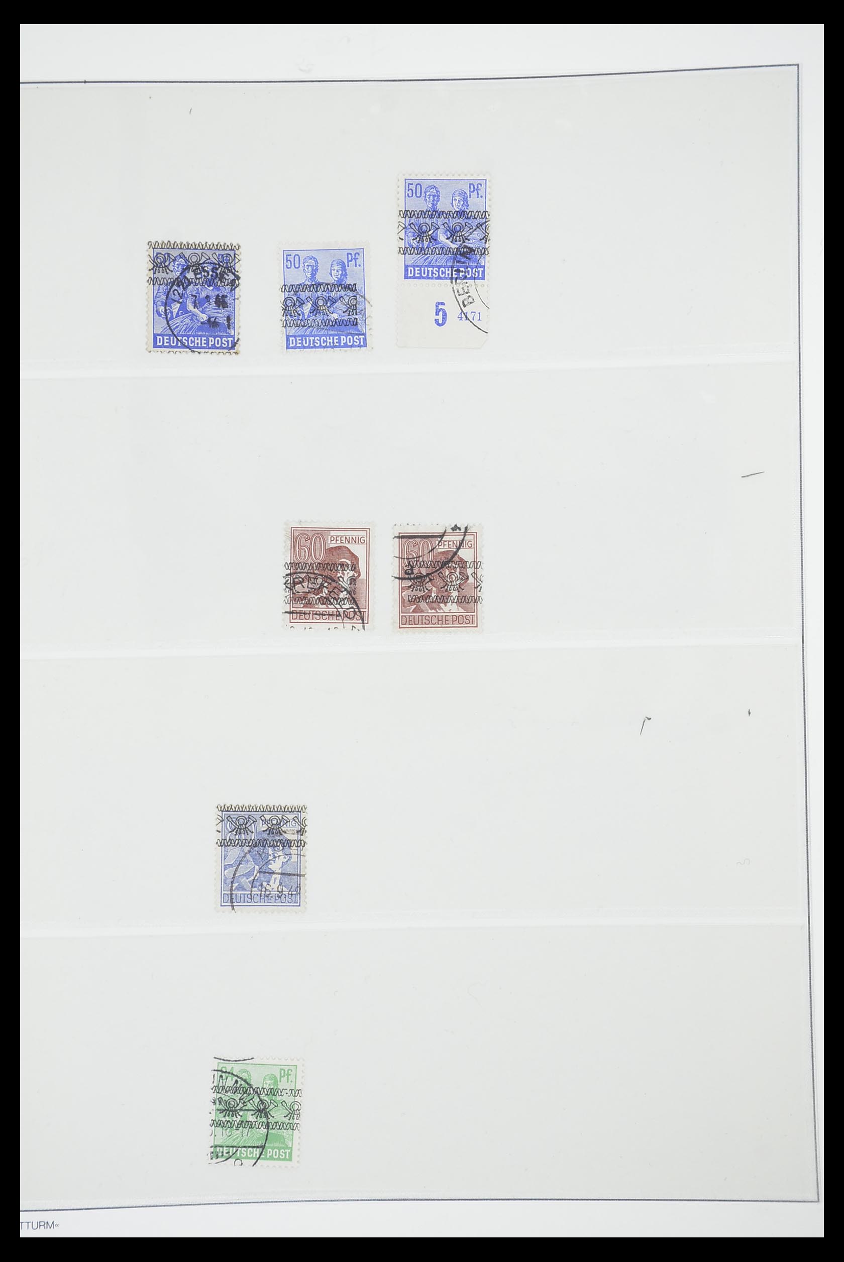 33837 053 - Stamp collection 33837 German Zones 1945-1948.