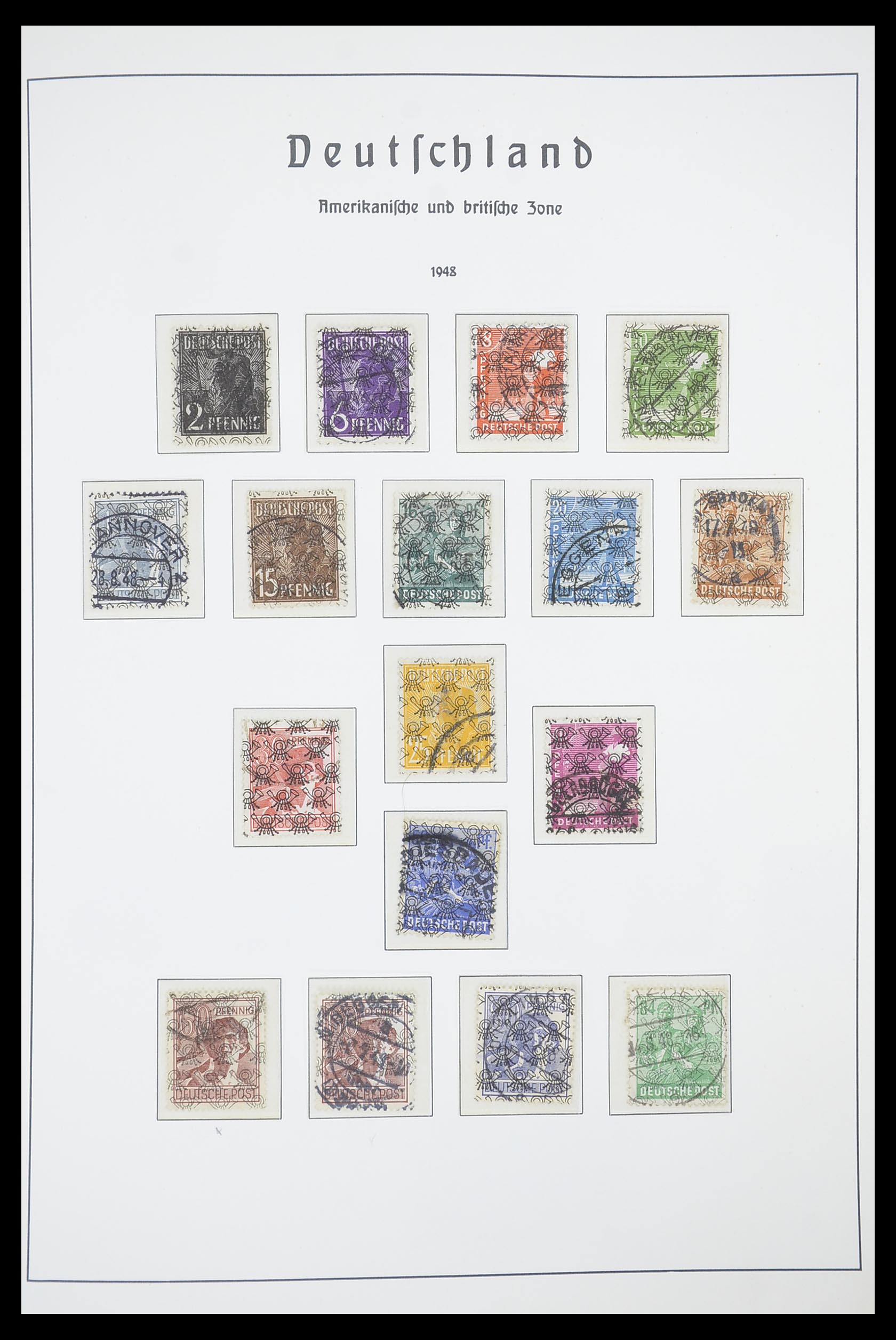 33837 059 - Stamp collection 33837 German Zones 1945-1948.