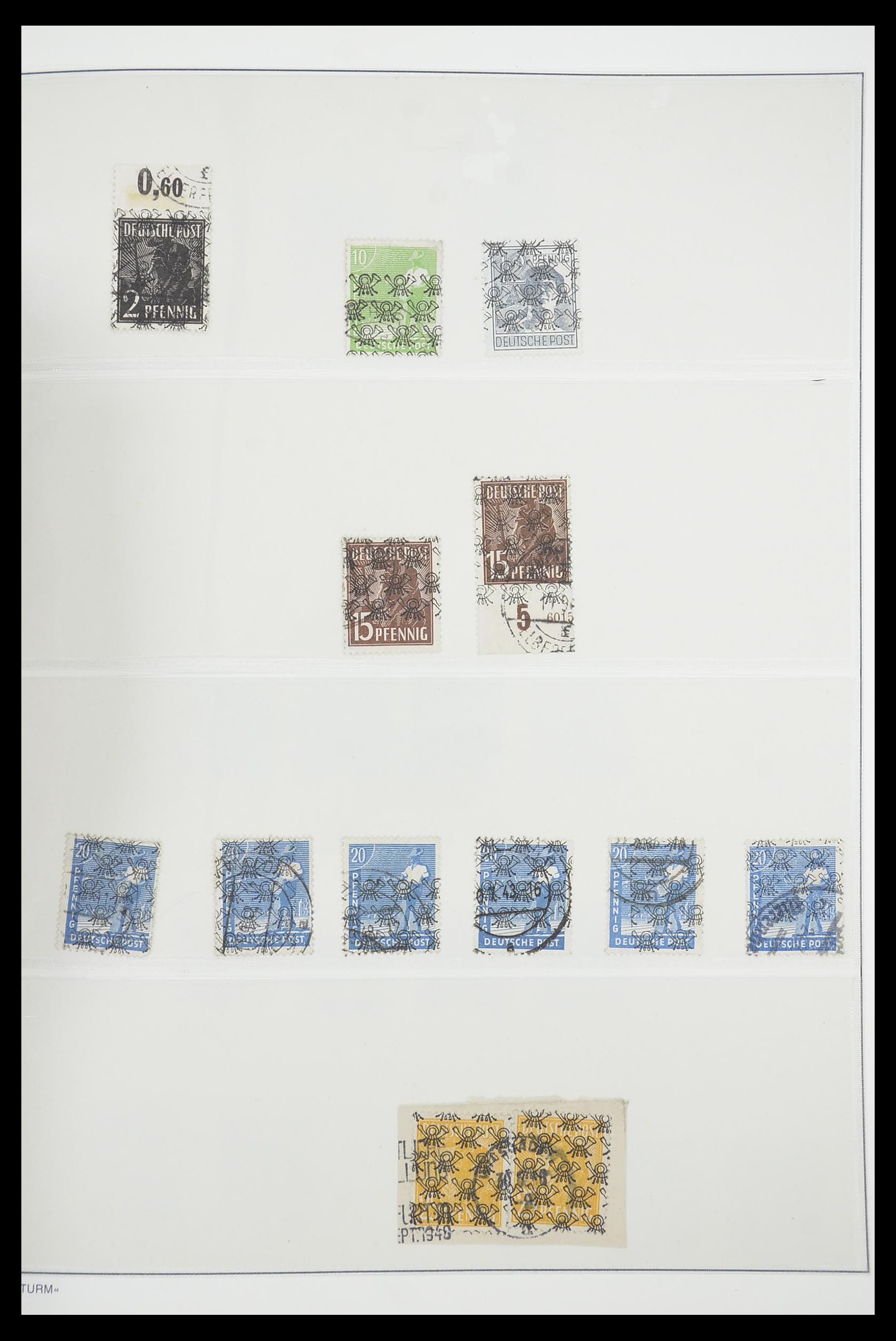 33837 060 - Postzegelverzameling 33837 Duitse Zones 1945-1948.
