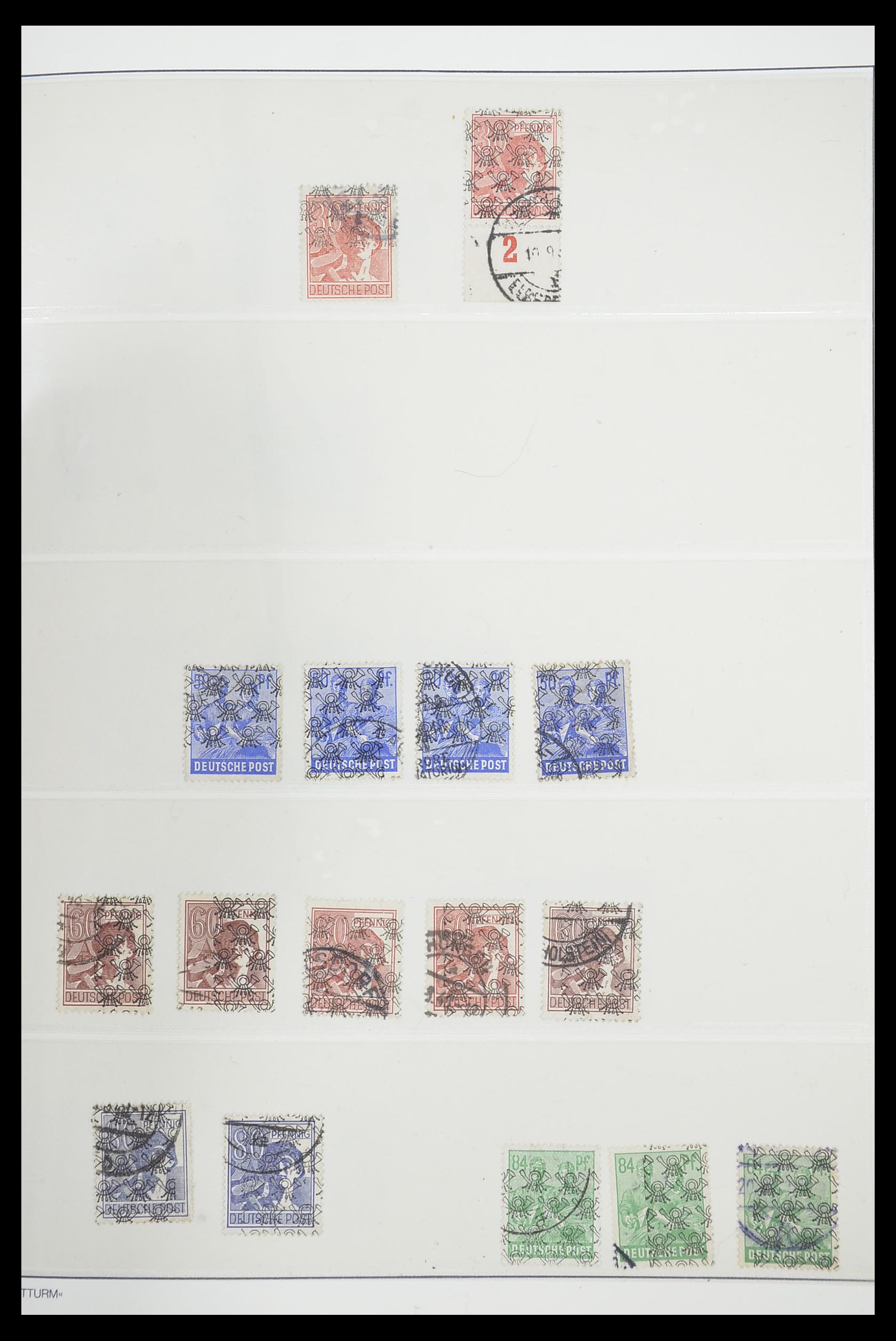 33837 061 - Postzegelverzameling 33837 Duitse Zones 1945-1948.