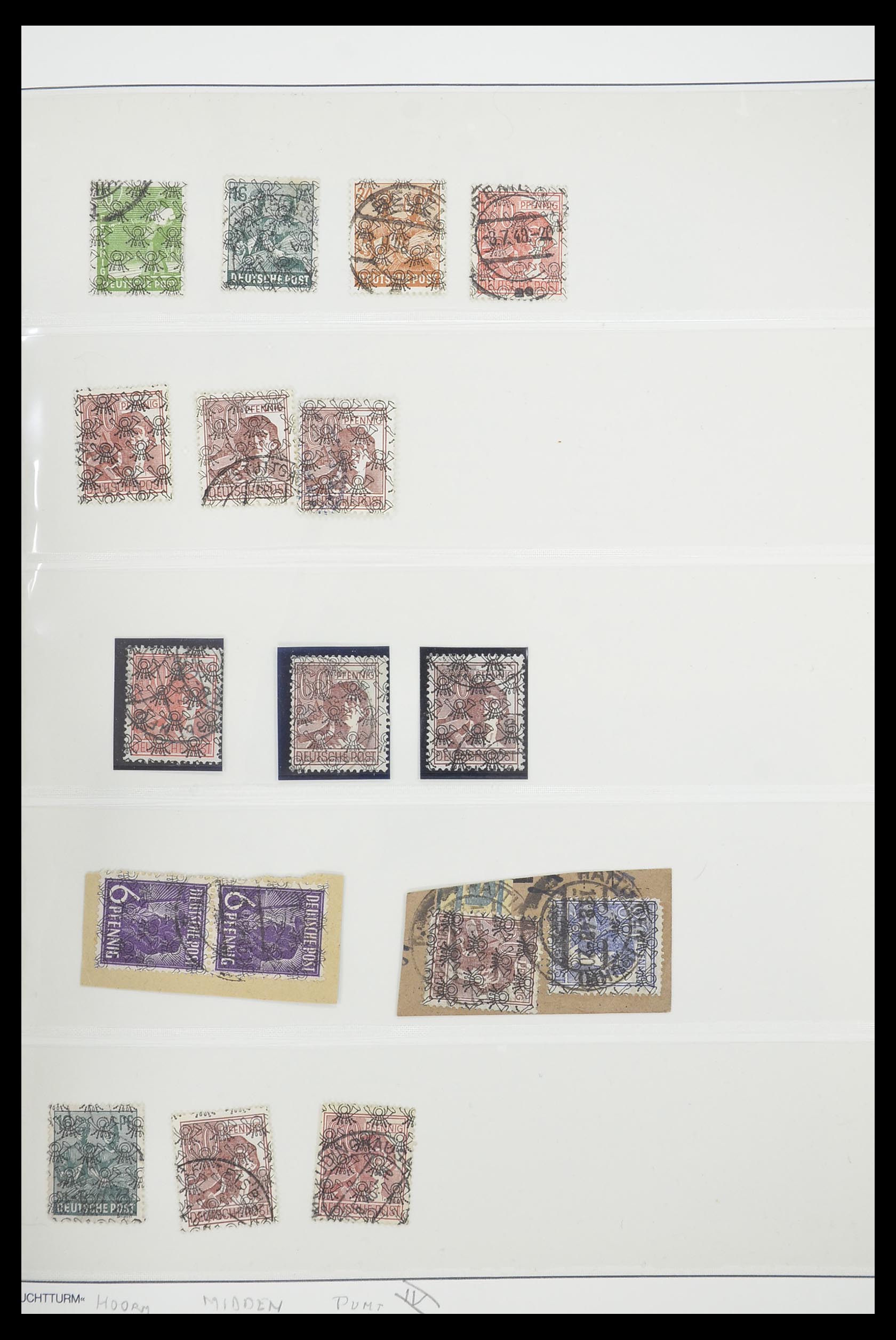 33837 062 - Stamp collection 33837 German Zones 1945-1948.