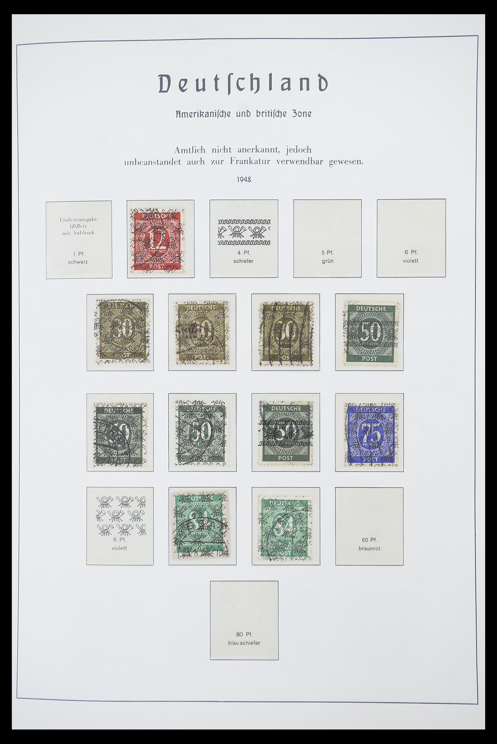 33837 066 - Postzegelverzameling 33837 Duitse Zones 1945-1948.