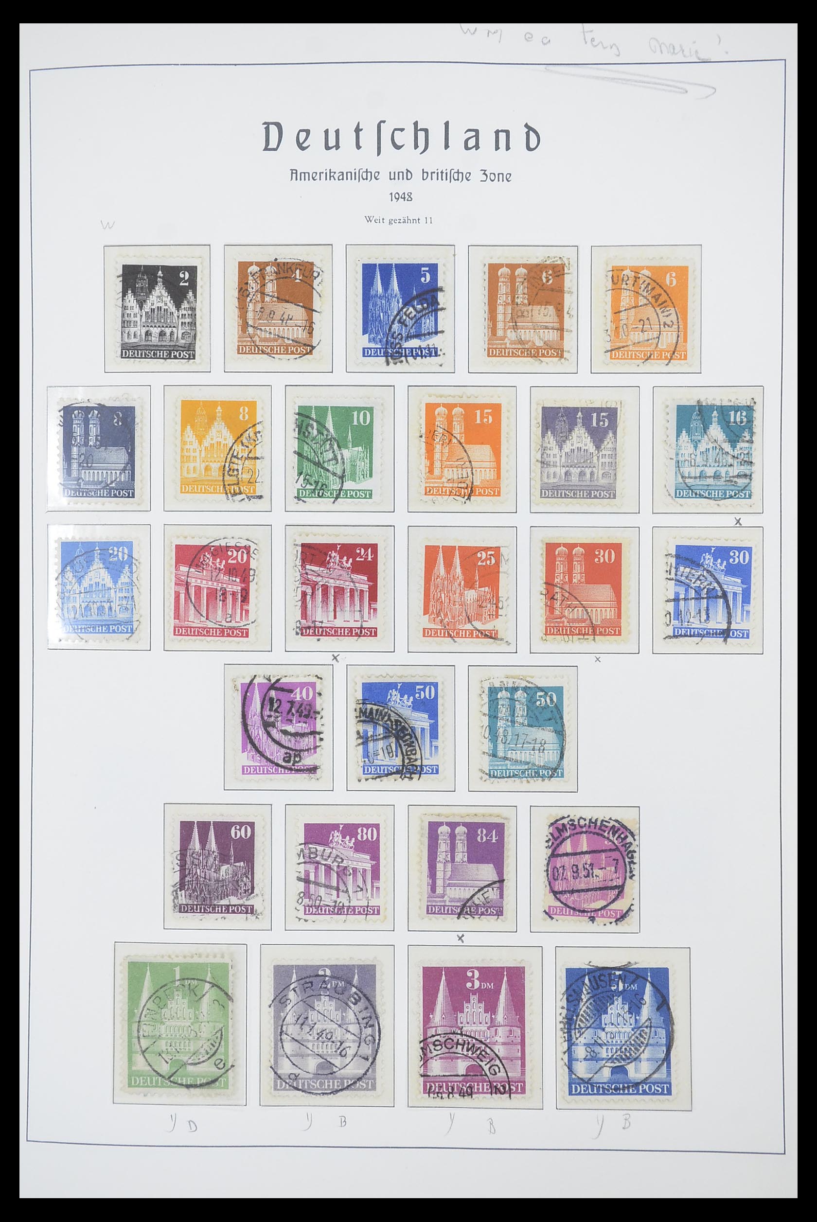 33837 067 - Stamp collection 33837 German Zones 1945-1948.