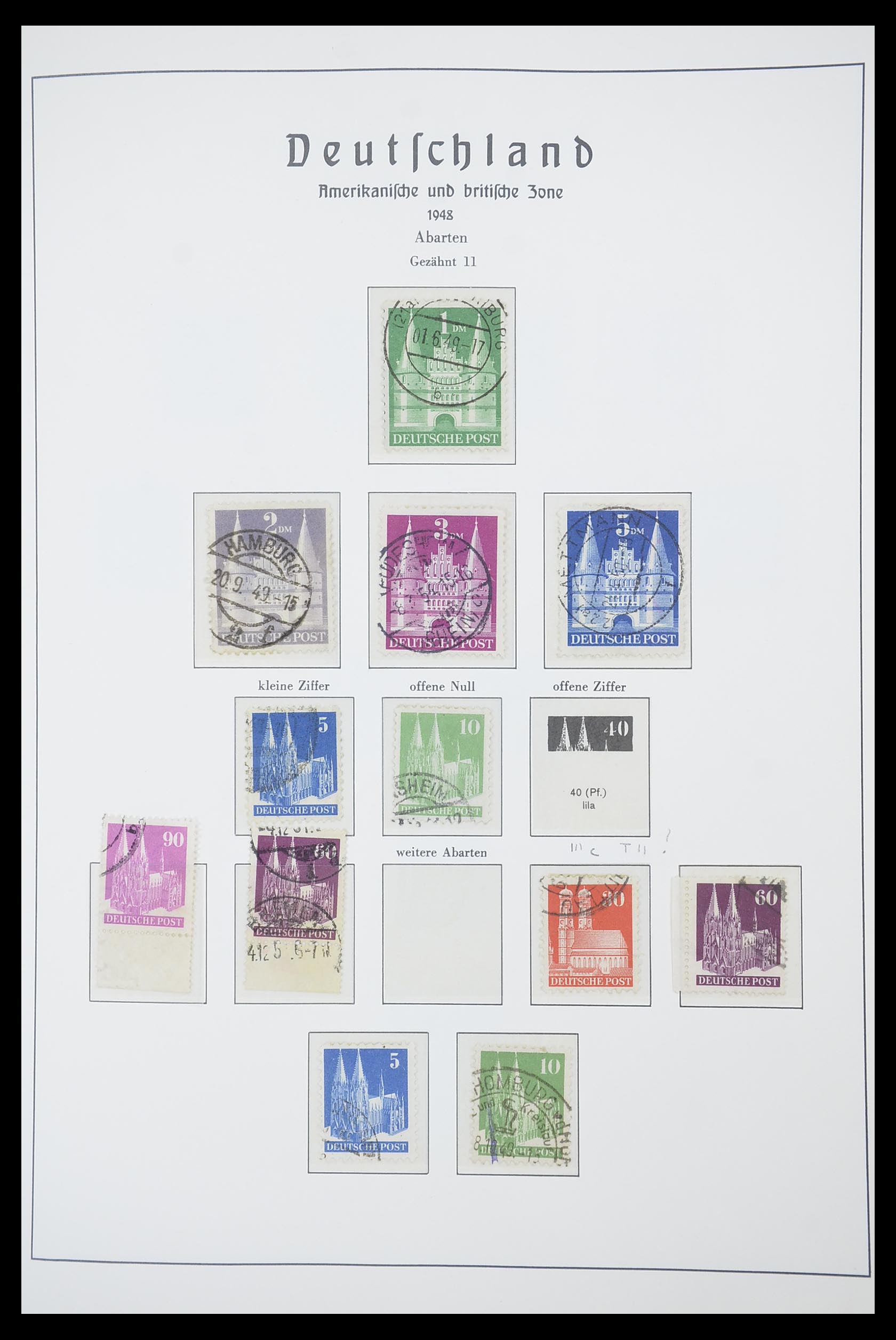 33837 068 - Stamp collection 33837 German Zones 1945-1948.