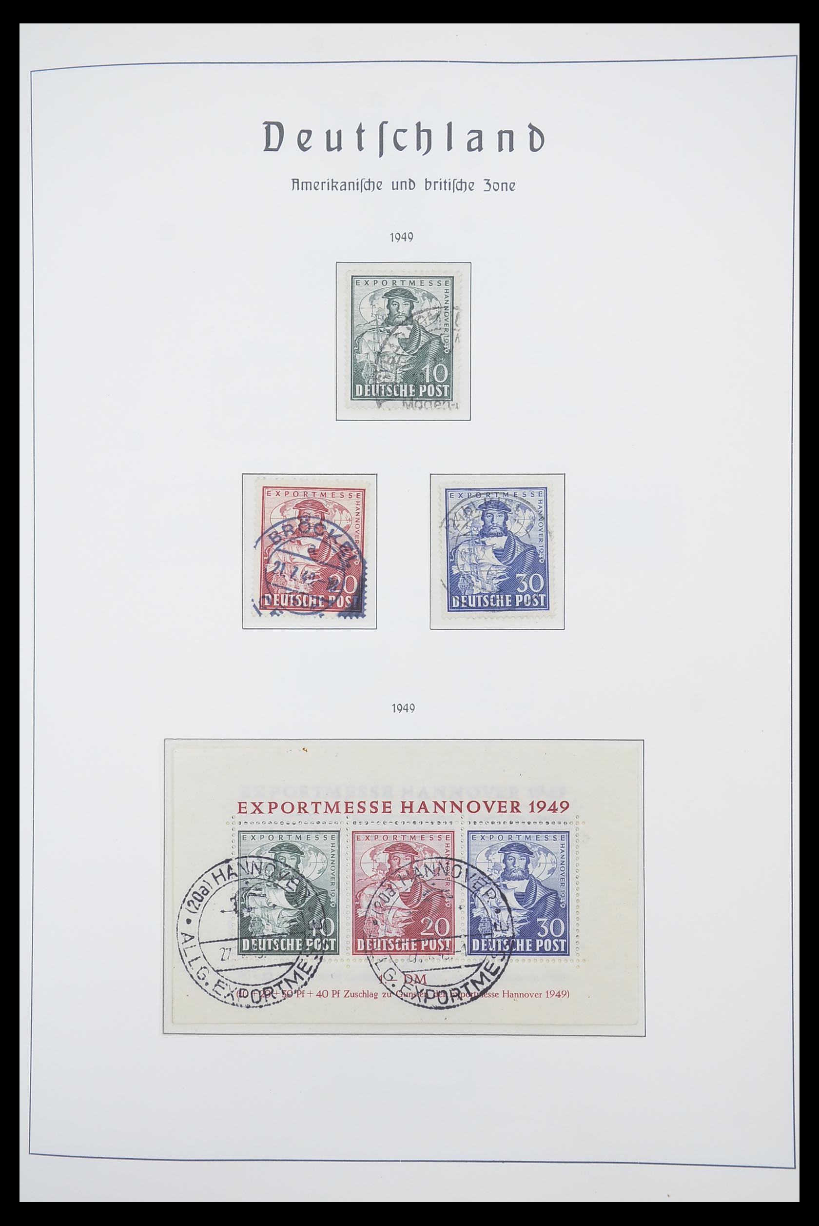 33837 072 - Stamp collection 33837 German Zones 1945-1948.