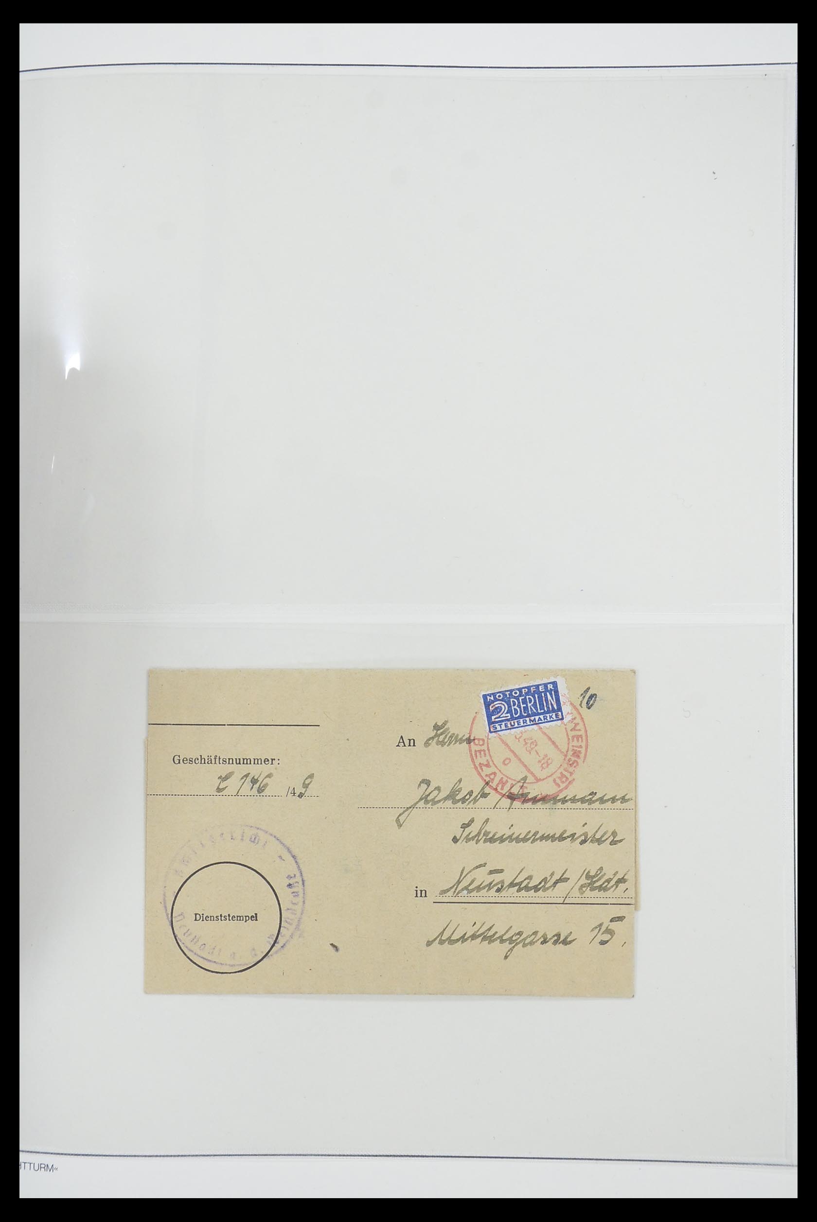 33837 074 - Postzegelverzameling 33837 Duitse Zones 1945-1948.