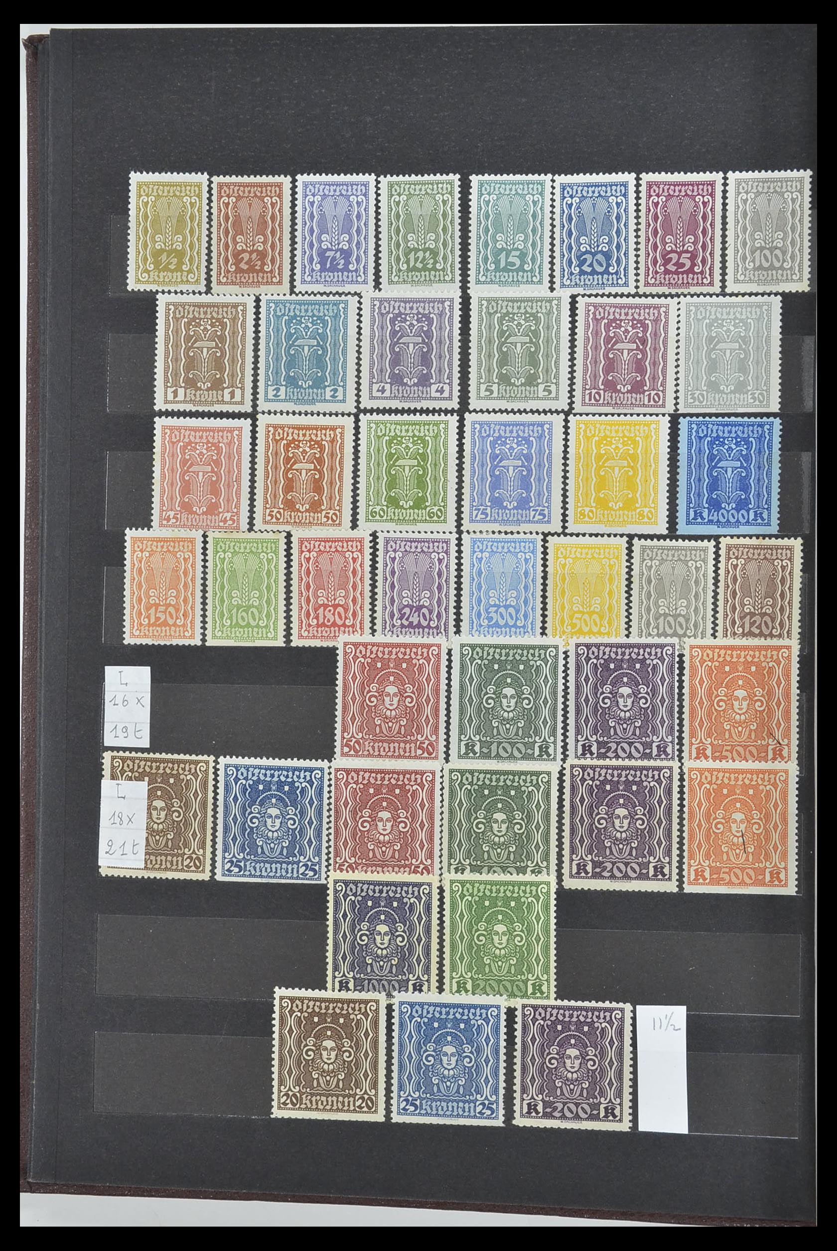 33838 022 - Postzegelverzameling 33838 Oostenrijk 1850-1971.