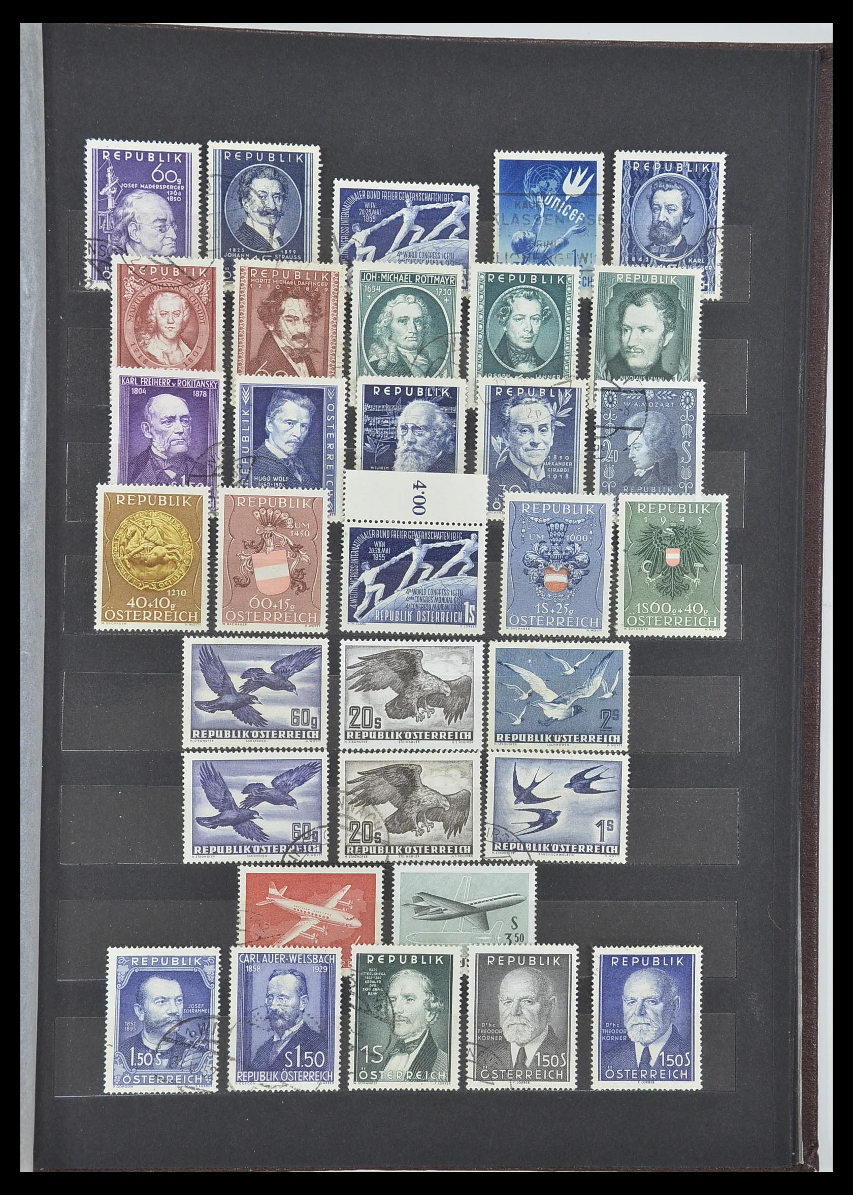 33838 035 - Postzegelverzameling 33838 Oostenrijk 1850-1971.