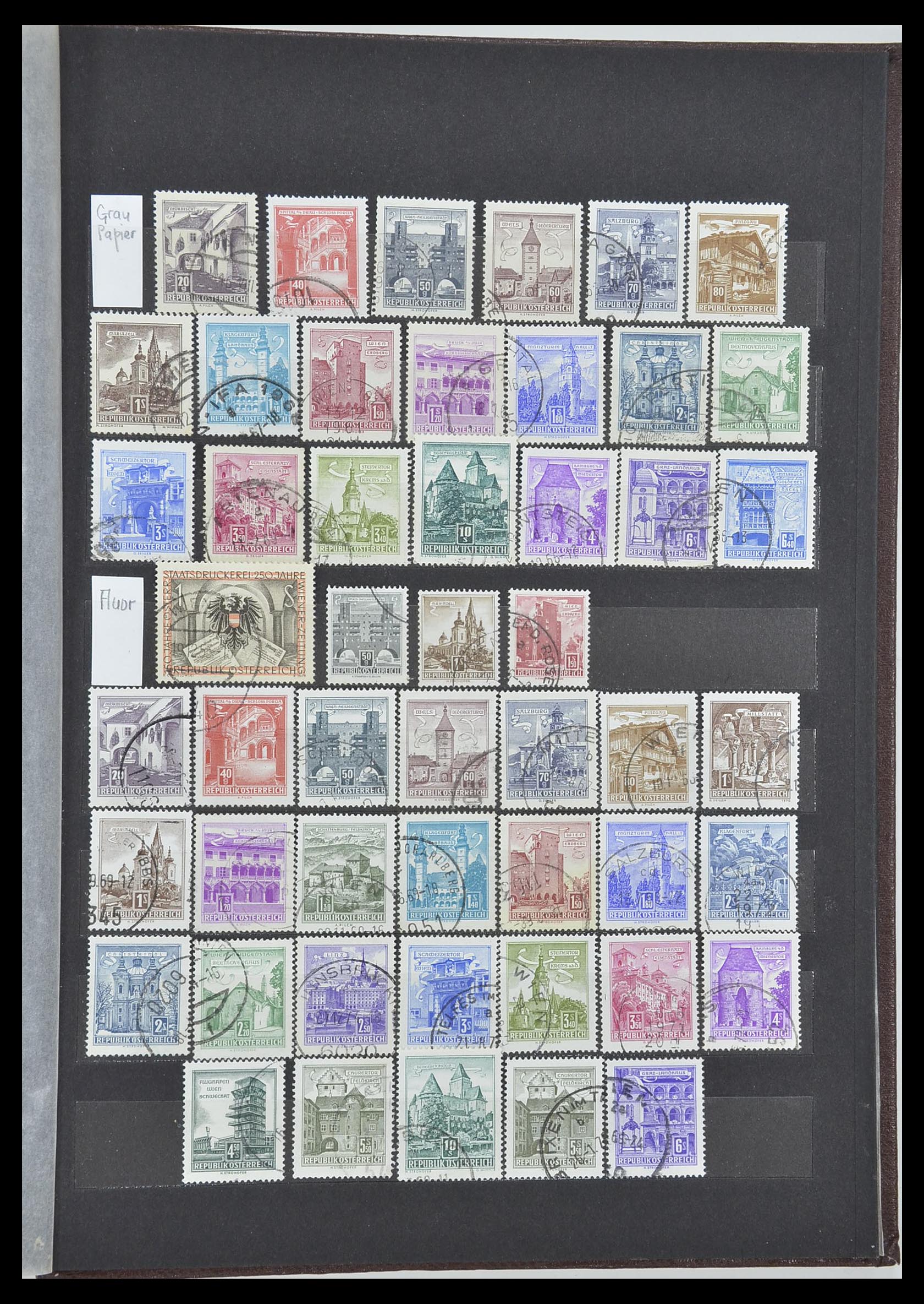 33838 037 - Postzegelverzameling 33838 Oostenrijk 1850-1971.